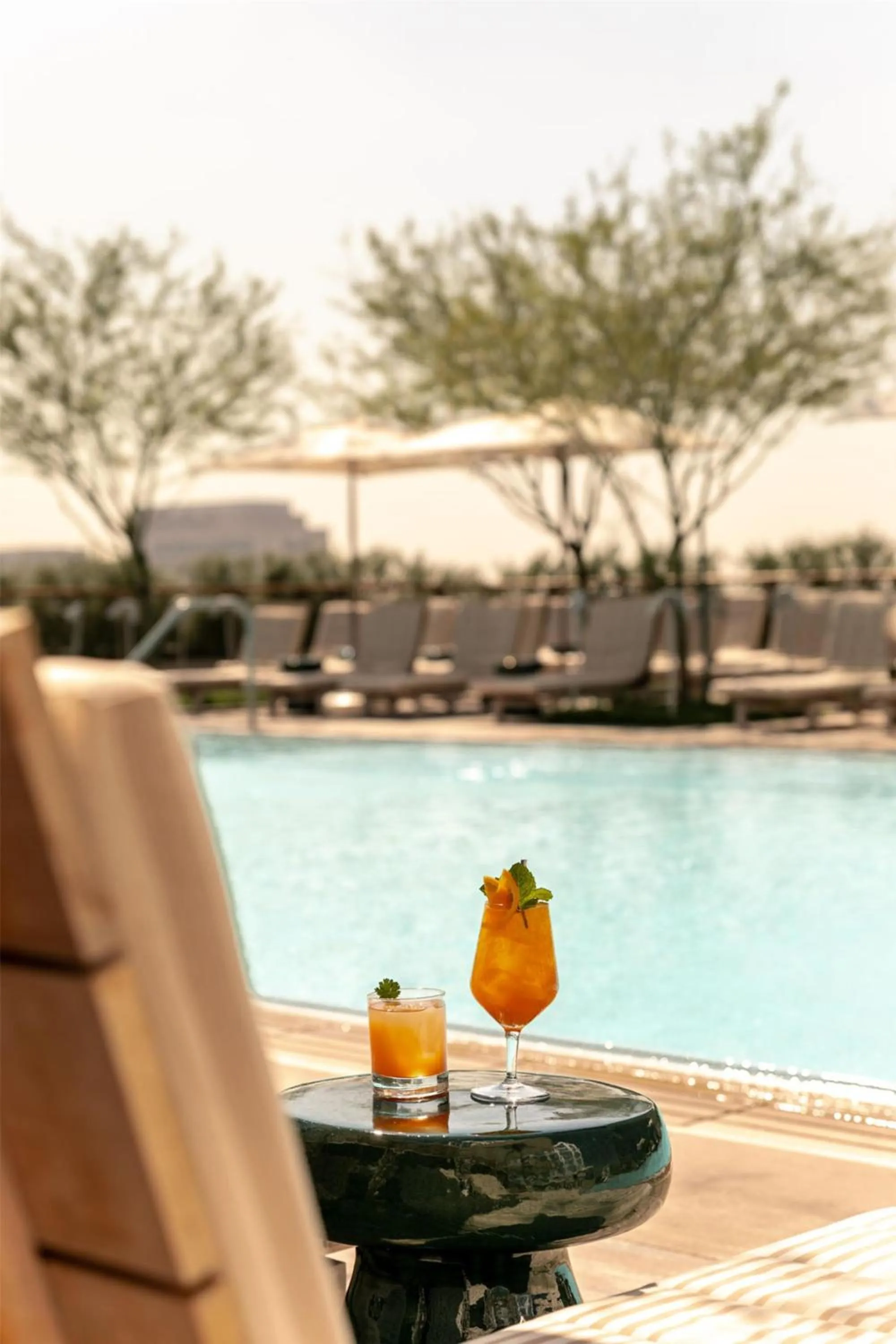 Pool view in Conrad Los Angeles