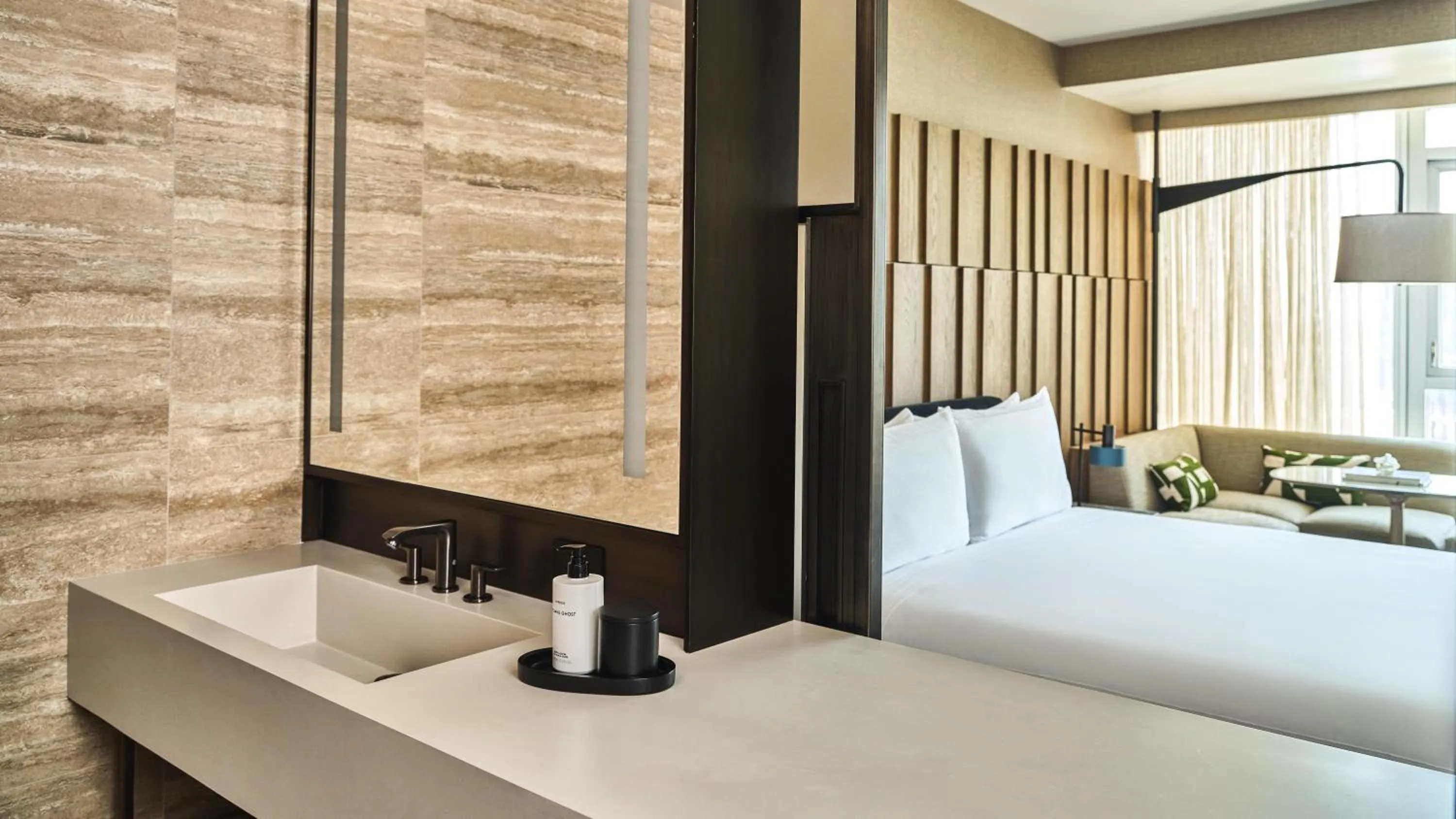 Bed in Conrad Los Angeles