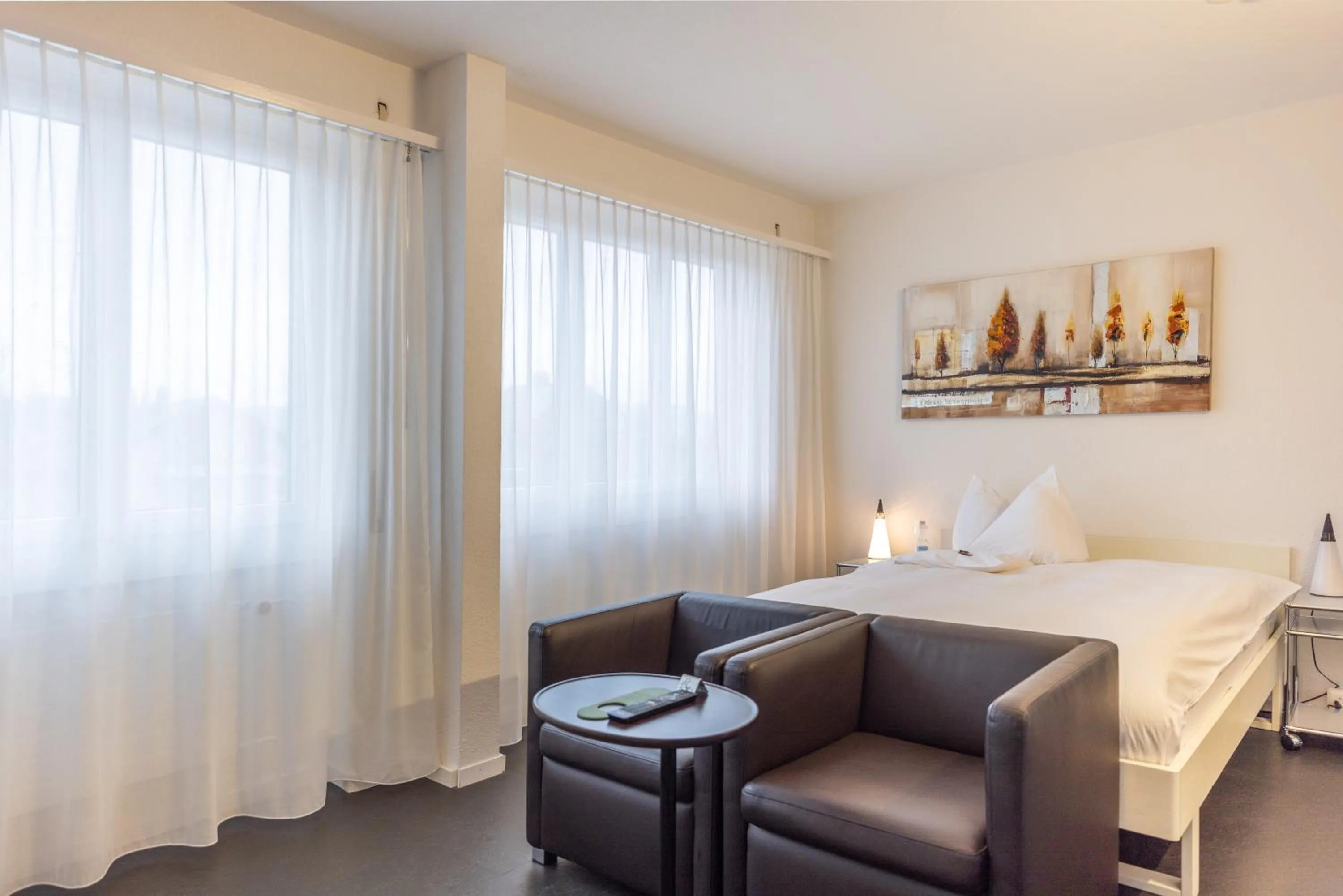 Bed in Hotel Bären Niederscherli