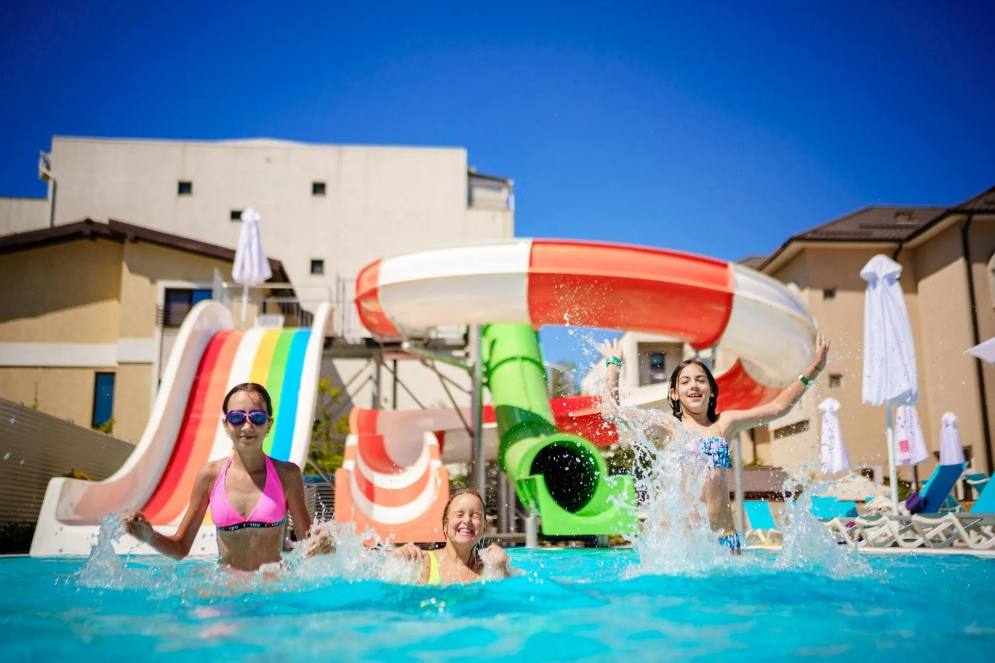 Aqua park in Bacolux Koralio, Eforie Nord