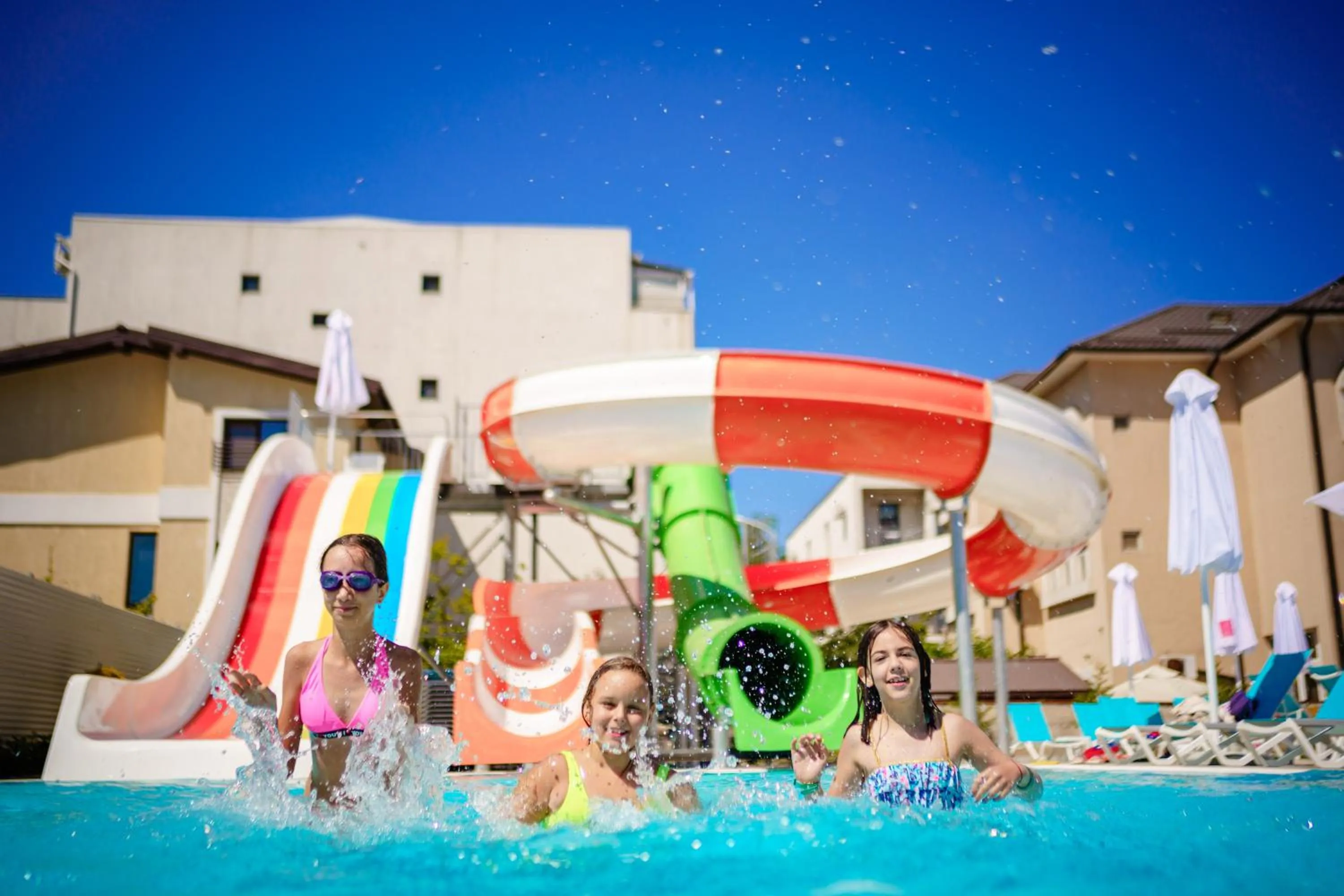 Swimming pool in Bacolux Koralio, Eforie Nord