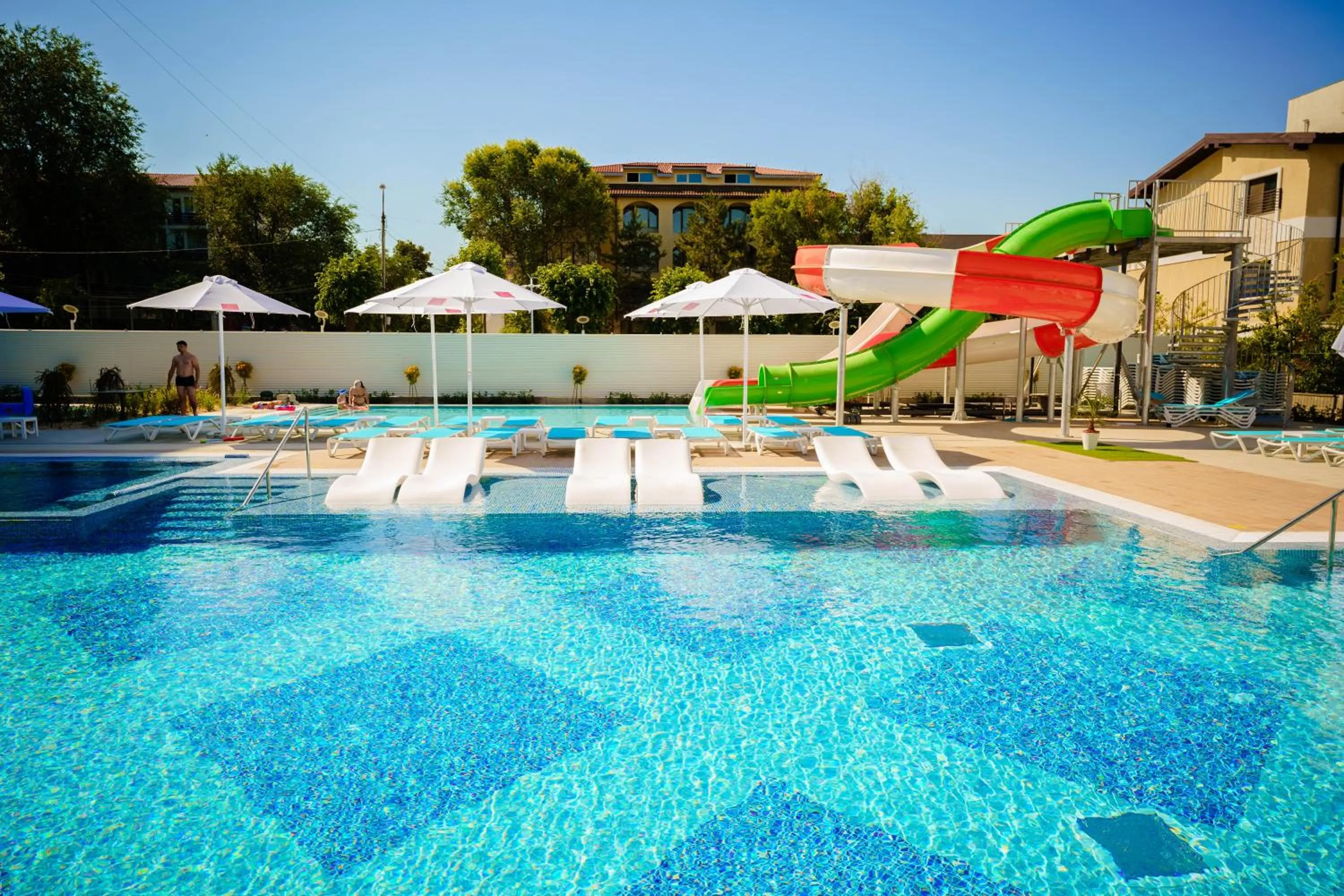 Swimming pool in Bacolux Koralio, Eforie Nord