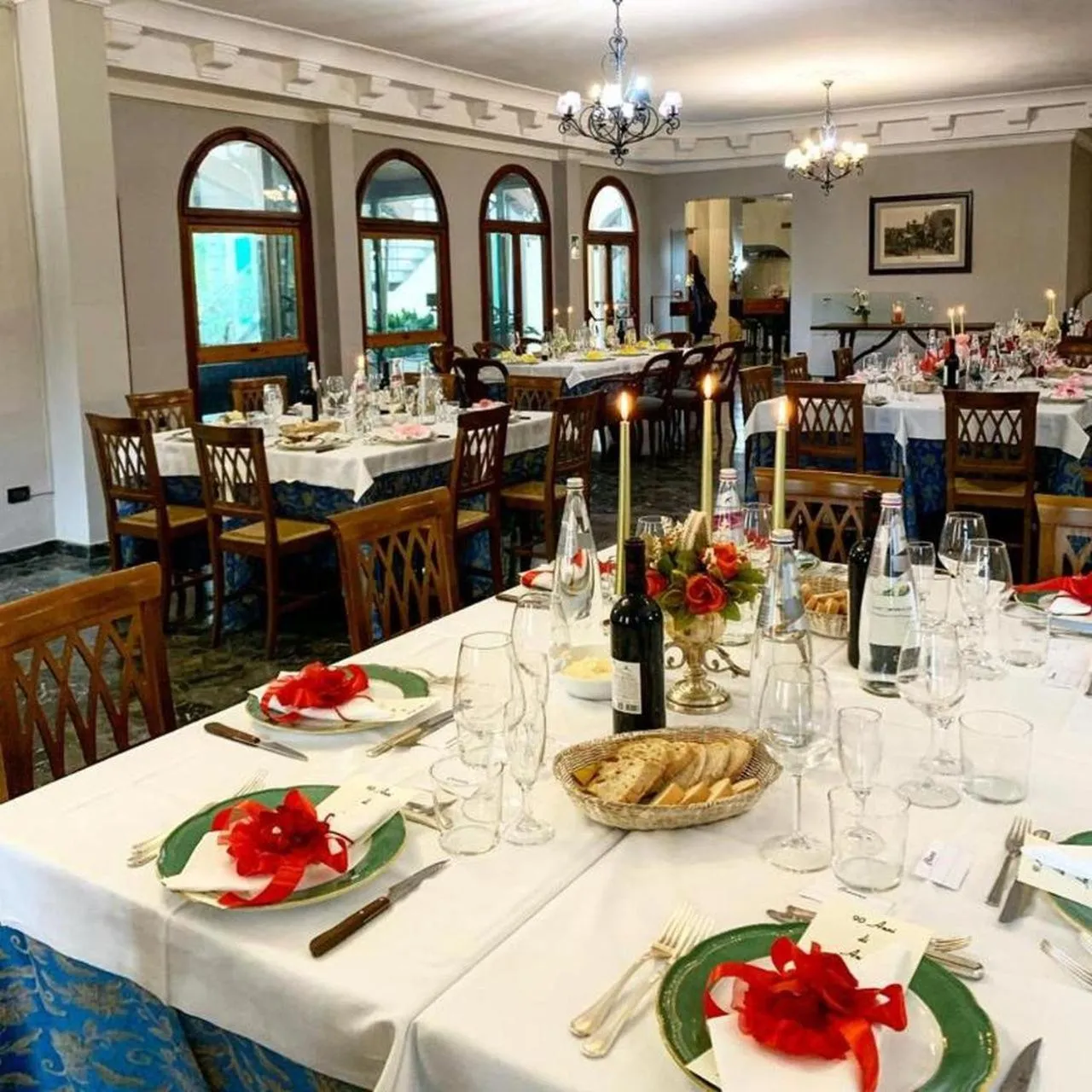 Communal lounge/ TV room in Hotel Corallo