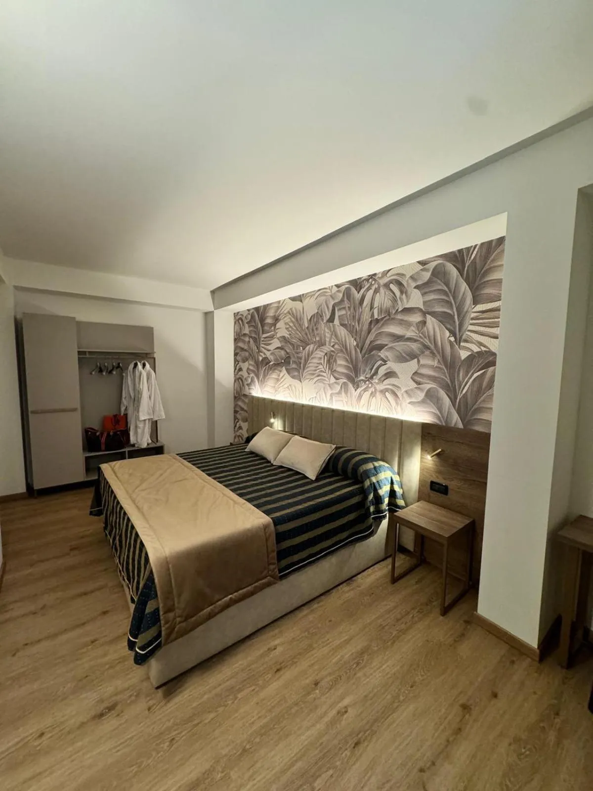 Bed in Hotel Corallo