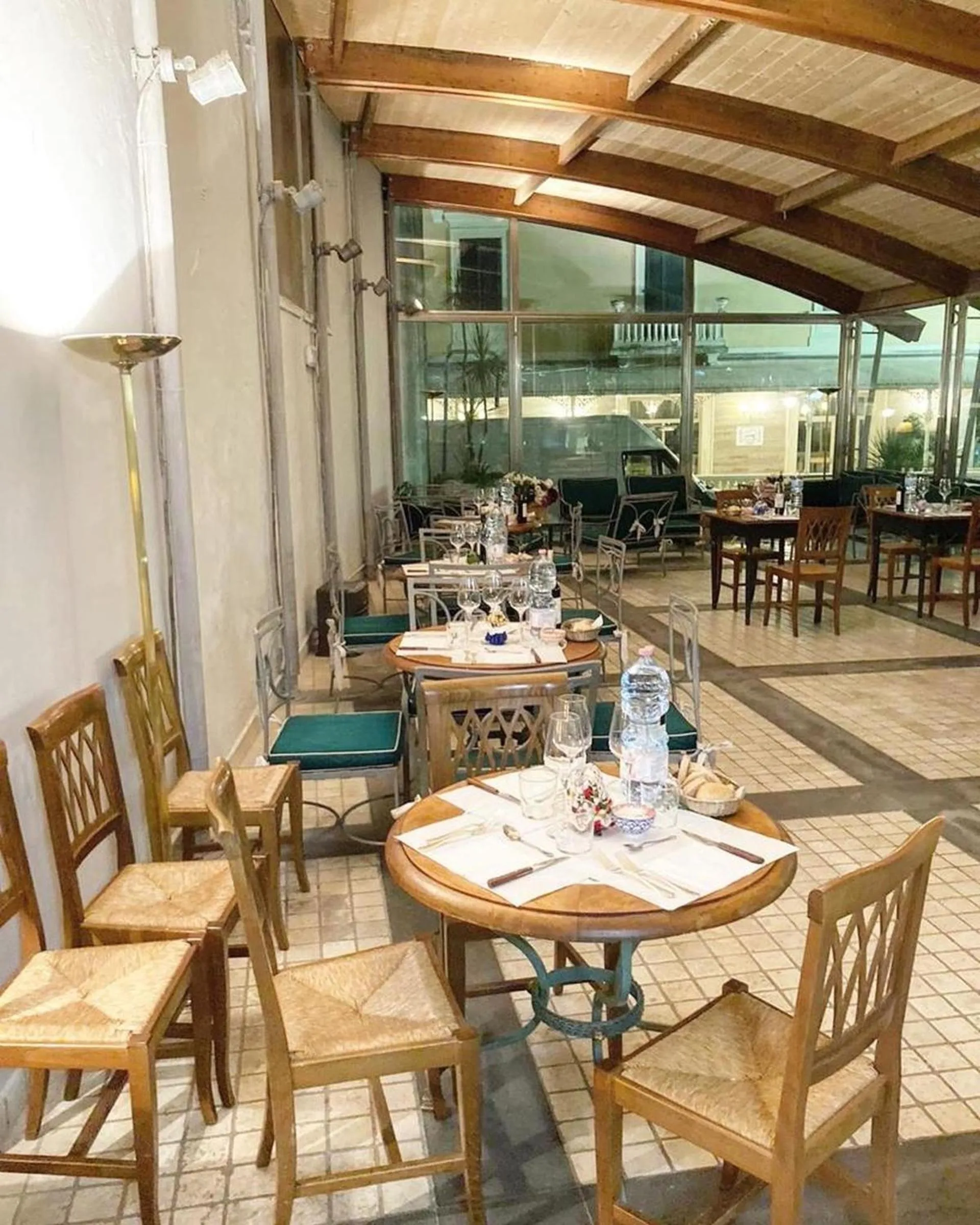 Patio in Hotel Corallo