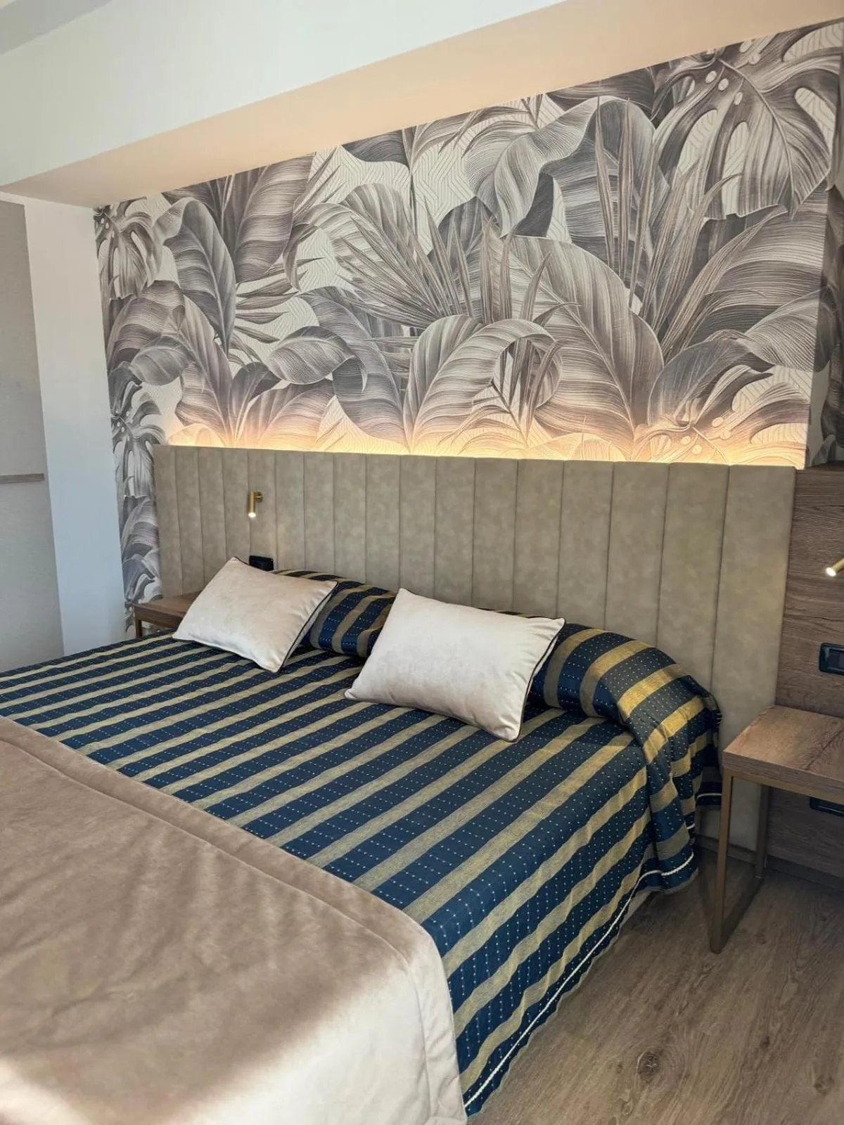 Bed in Hotel Corallo