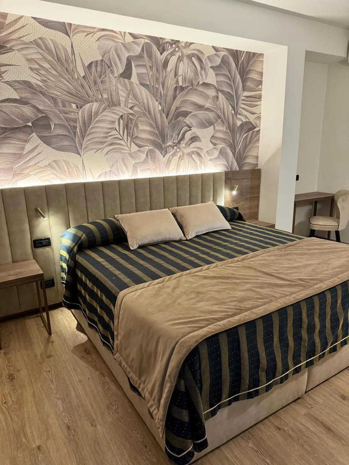 Bed in Hotel Corallo