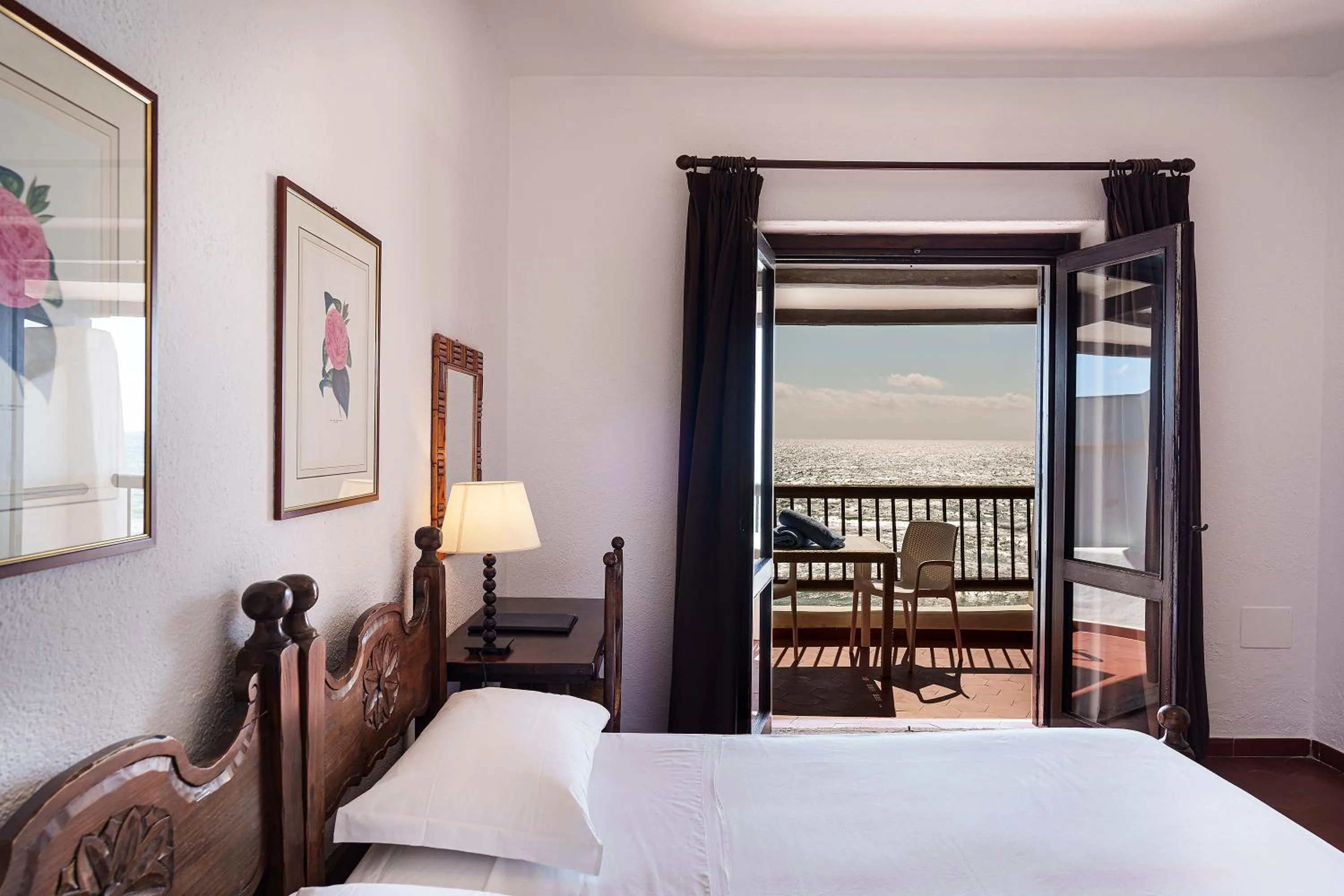 Bed in Hotel Le Dune