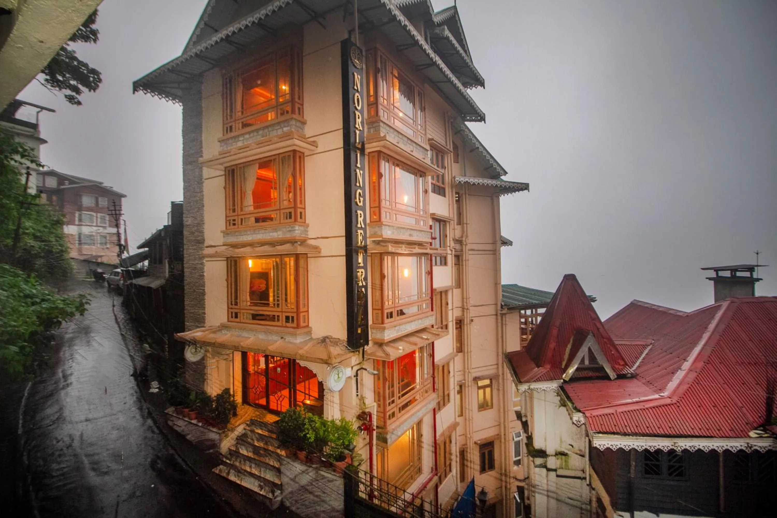 Facade/entrance in NRS Norling Retreat