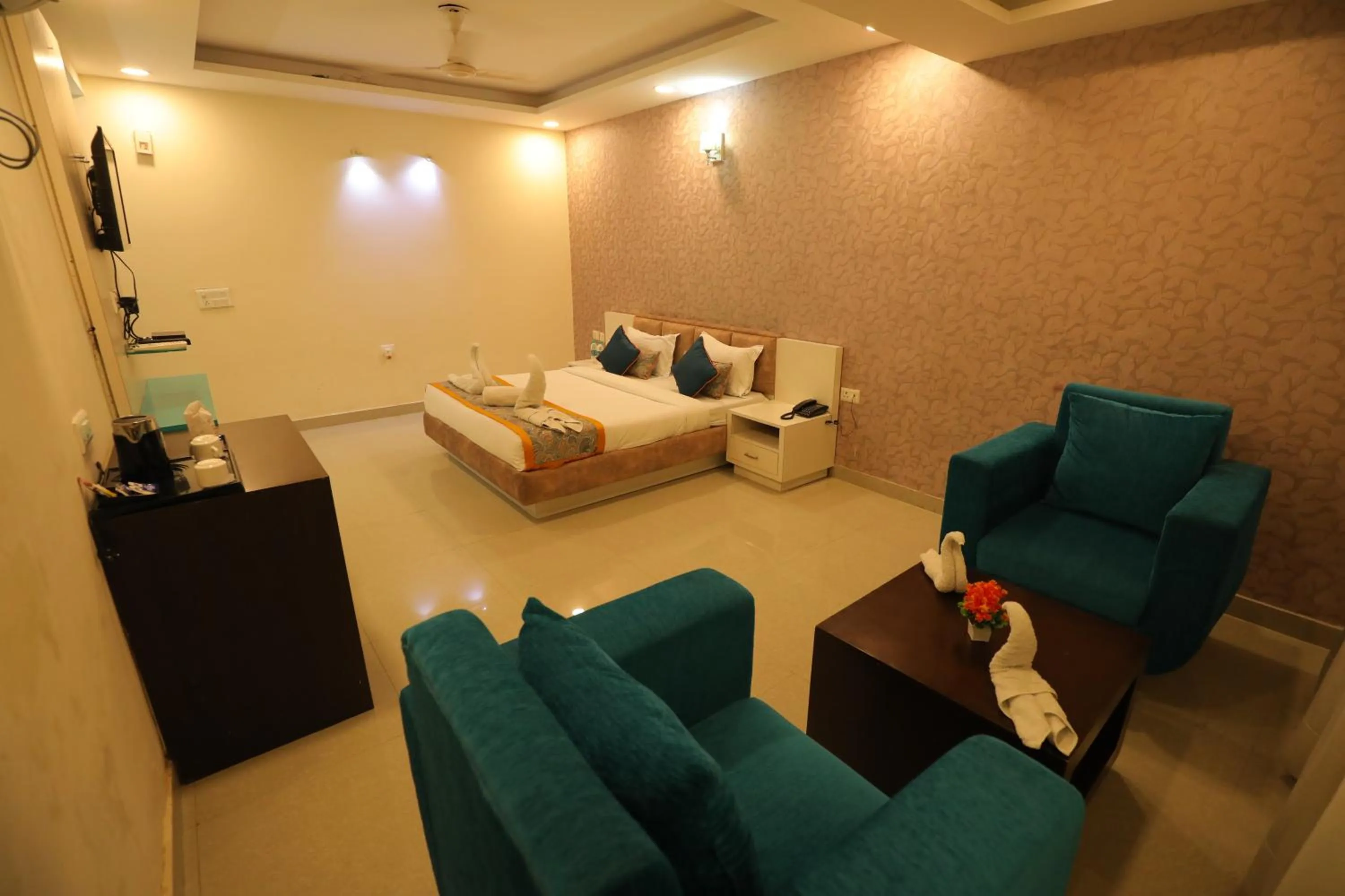 Photo of the whole room in Meera Madhav Resort