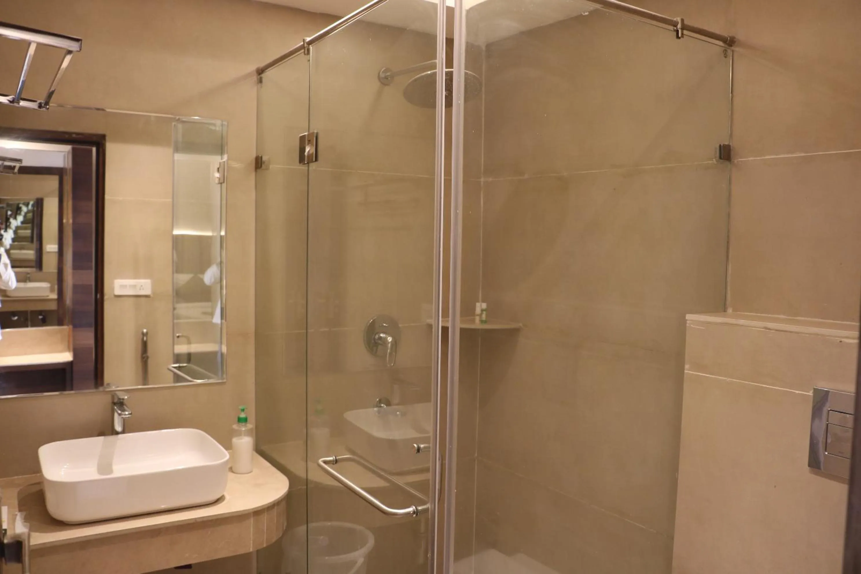 Bathroom in Meera Madhav Resort