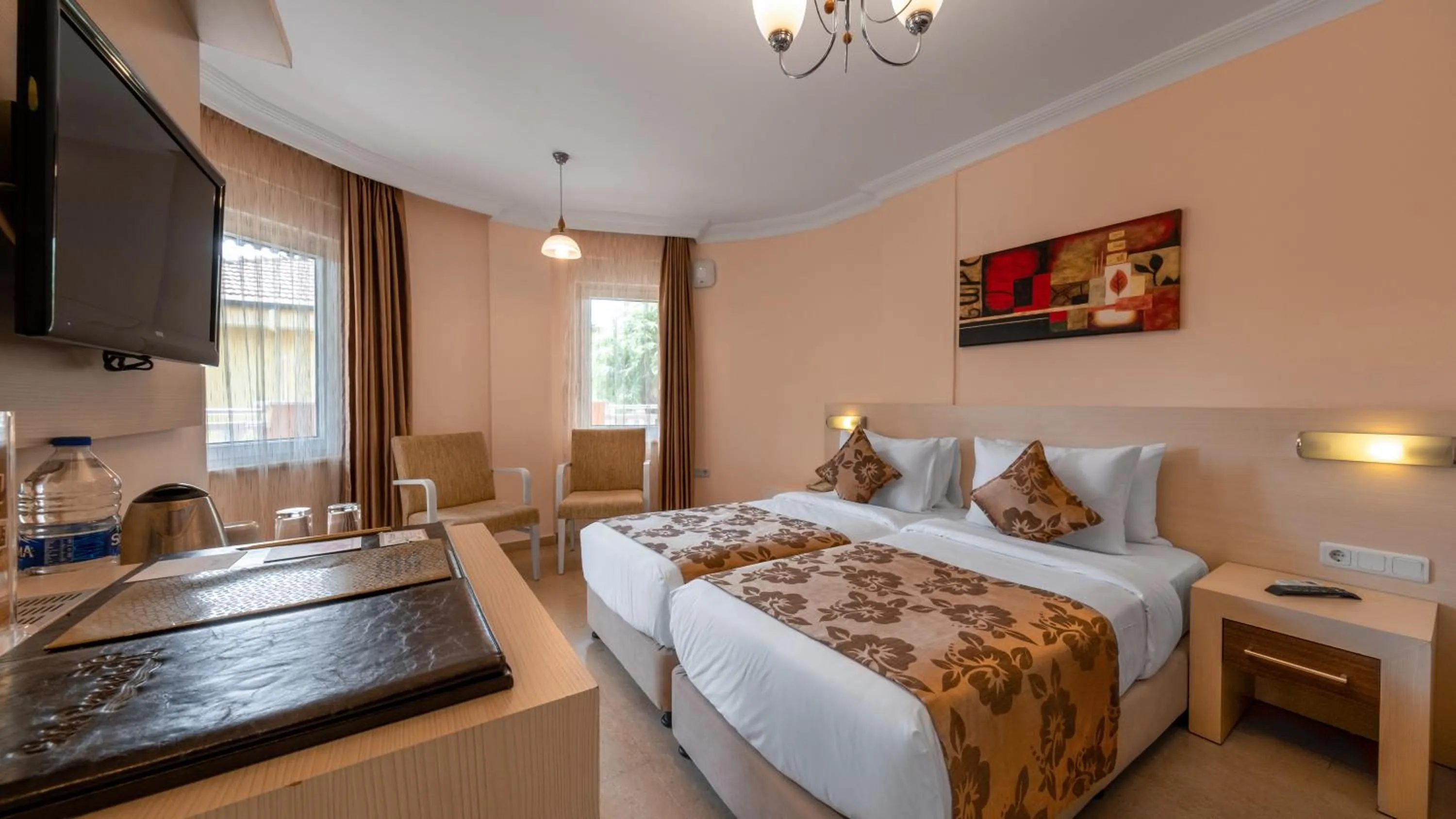 Bed in Club Paradiso Hotel