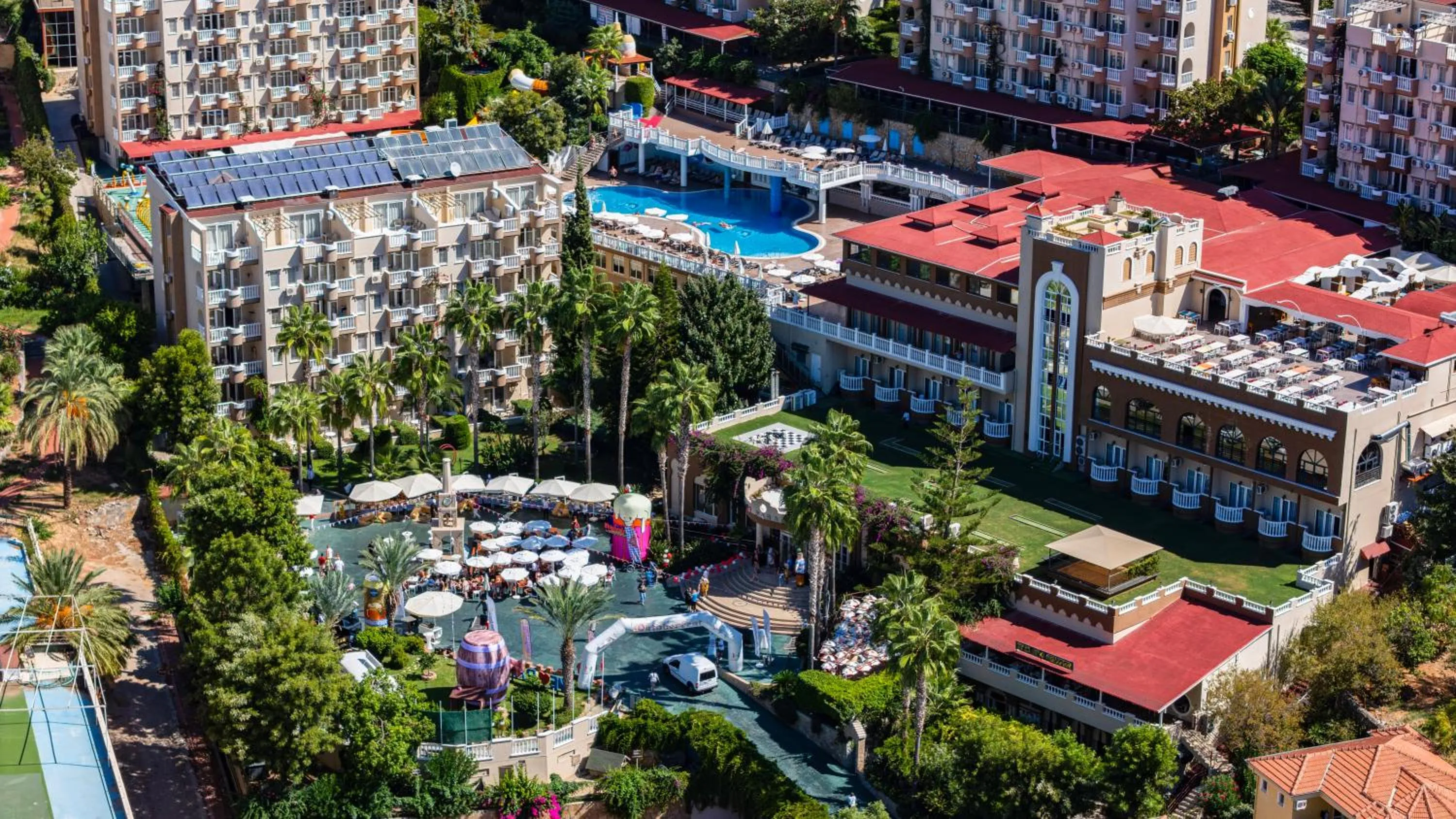 Property building in Club Paradiso Hotel