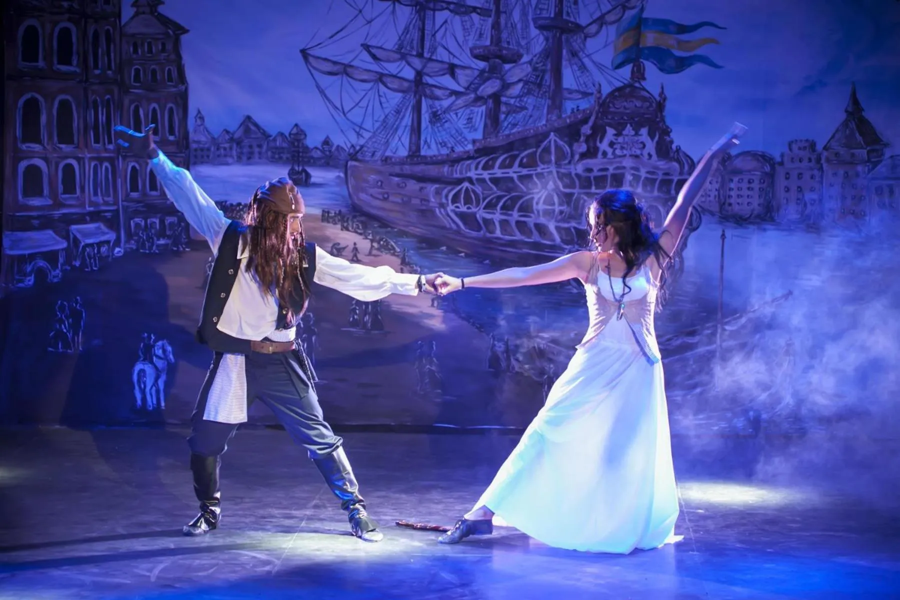 Evening entertainment in Club Paradiso Hotel