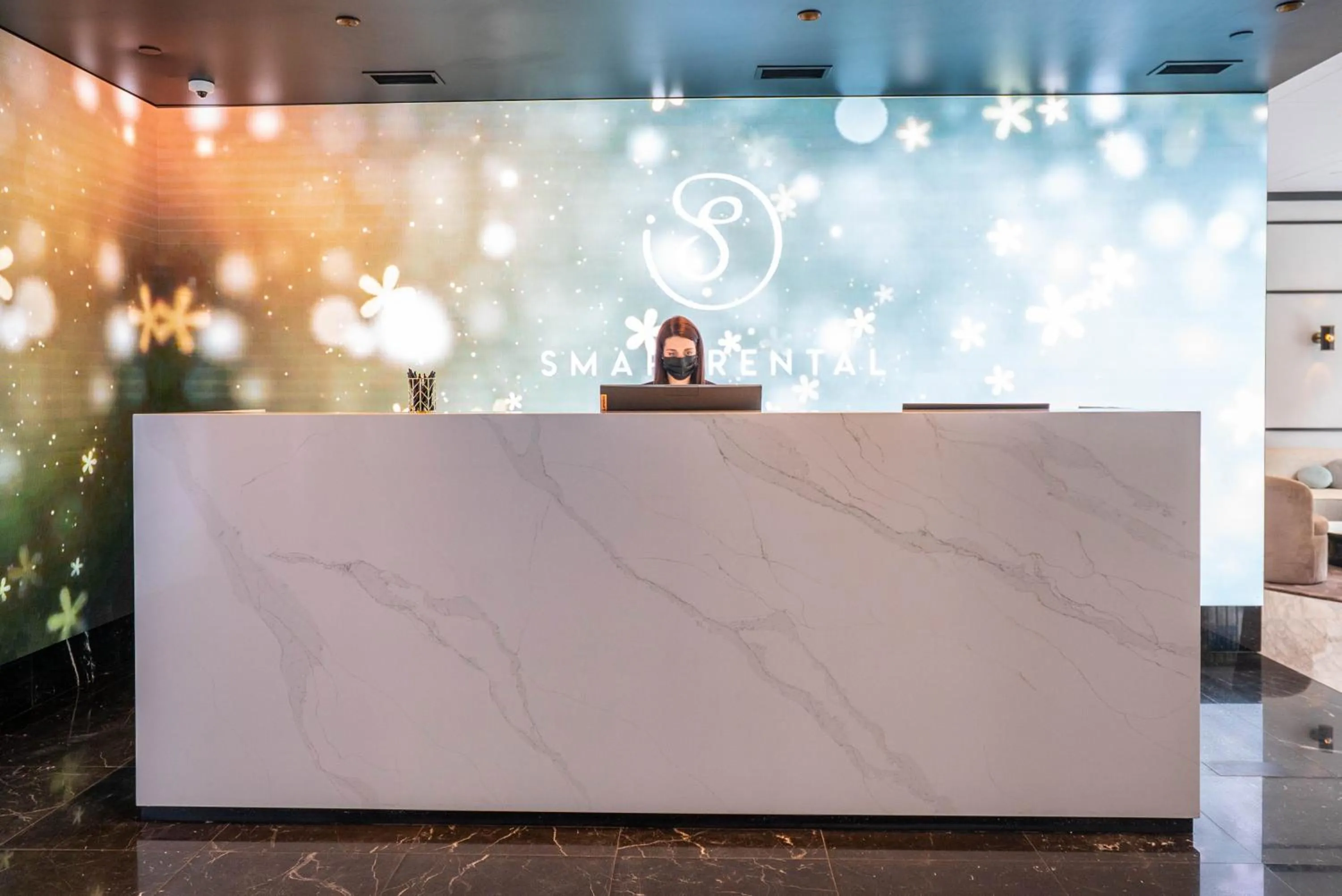 Lobby or reception in SmartRental Collection Gran Vía Capital