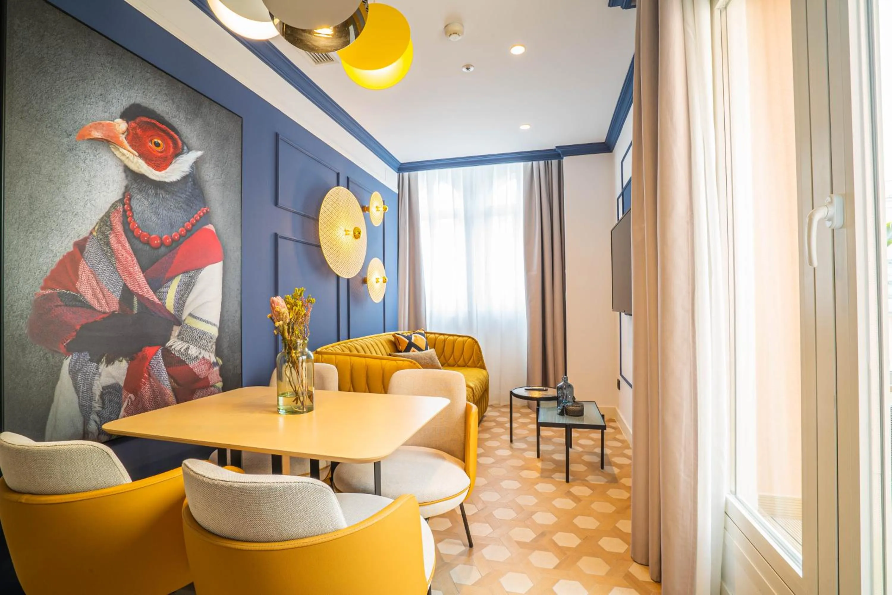 Living room in SmartRental Collection Gran Vía Capital