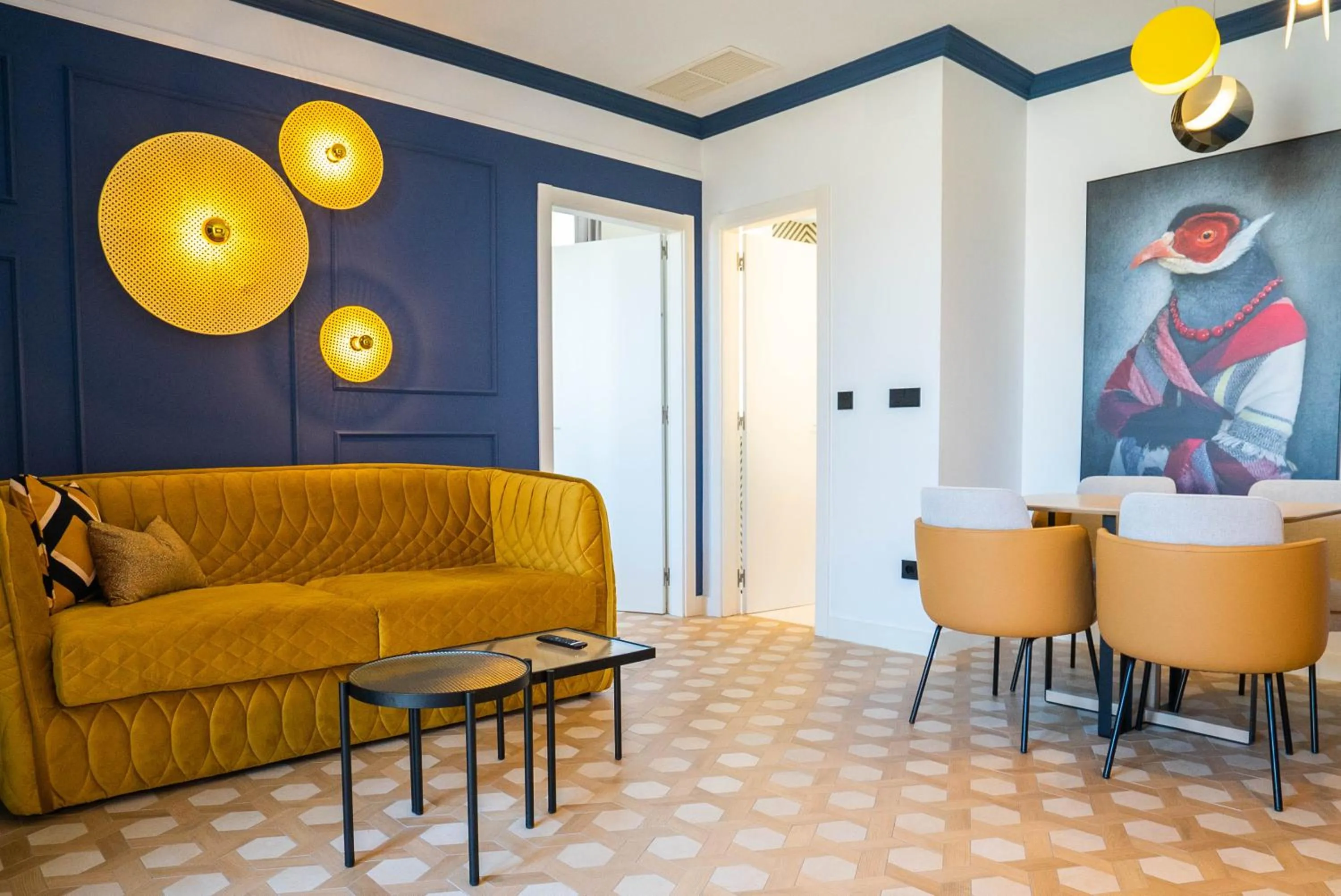 Living room in SmartRental Collection Gran Vía Capital