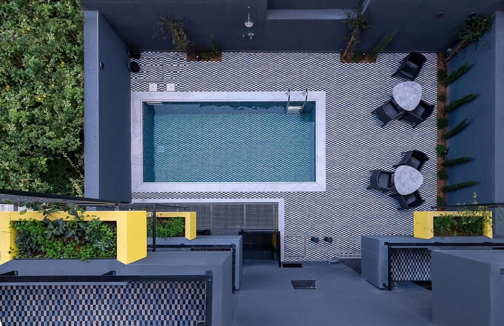 Bird's eye view in 3 Pines Design Living