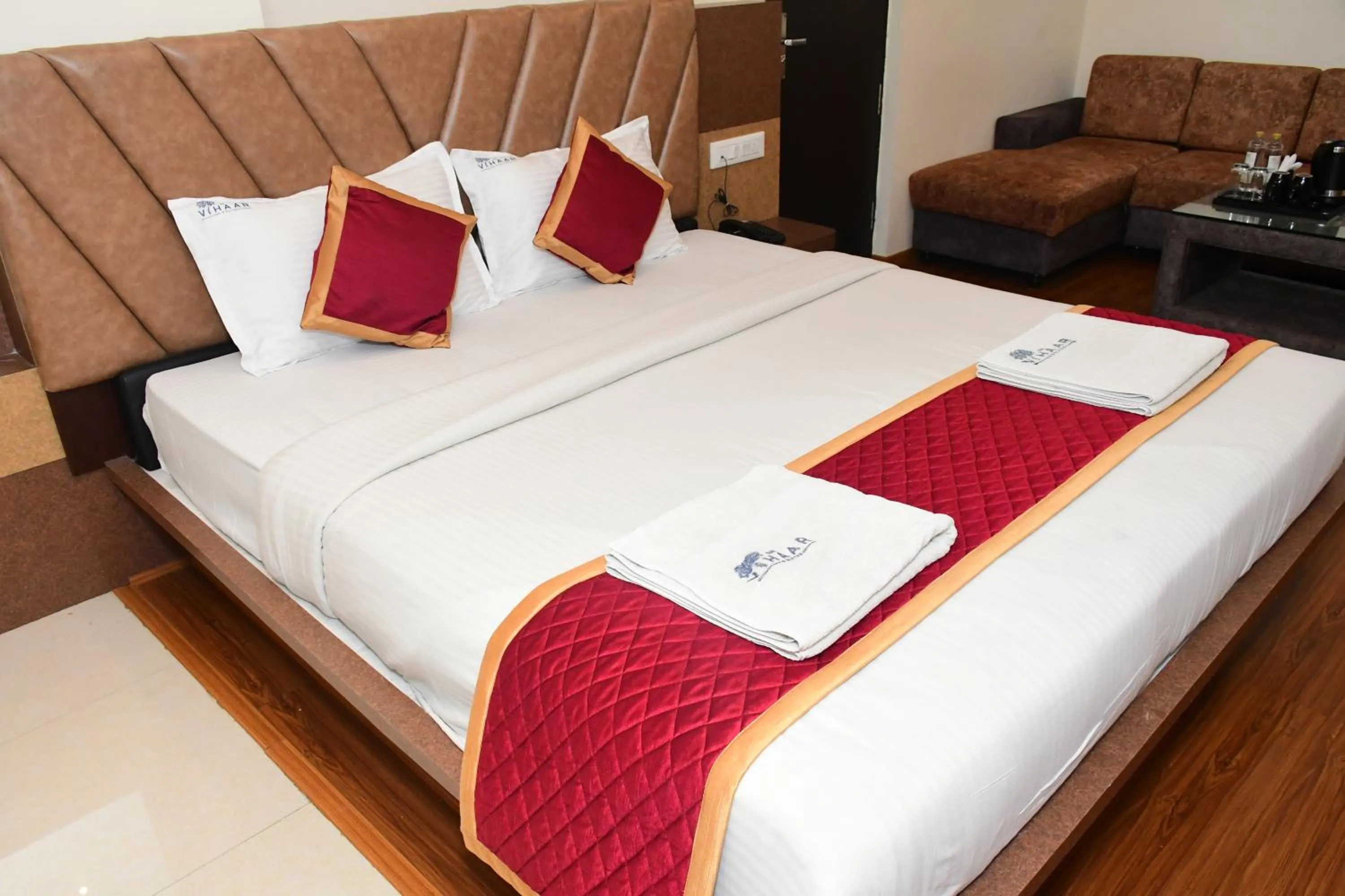 Bedroom, Bed in Sai Vihaar Inn & Suites