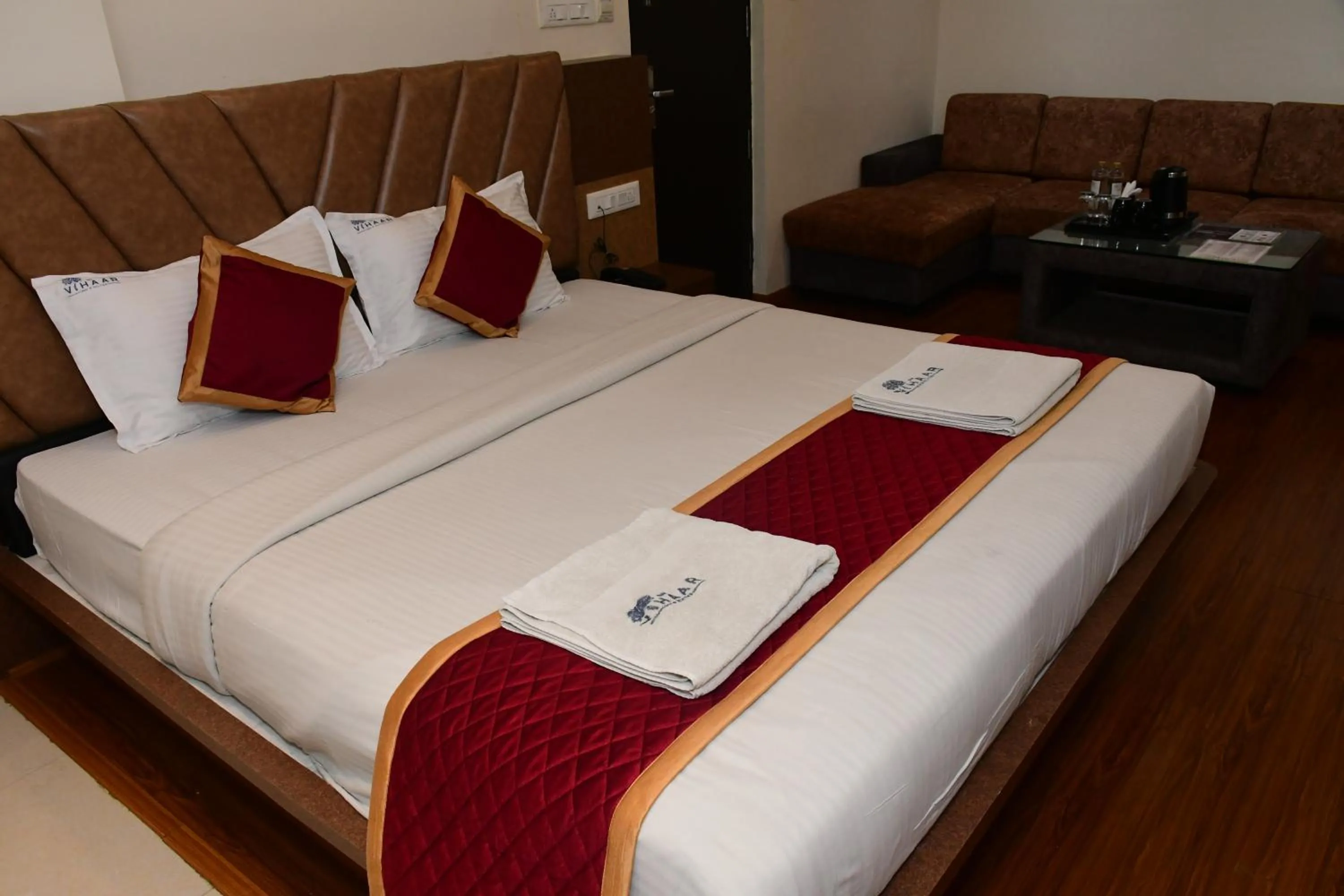 Bedroom, Bed in Sai Vihaar Inn & Suites