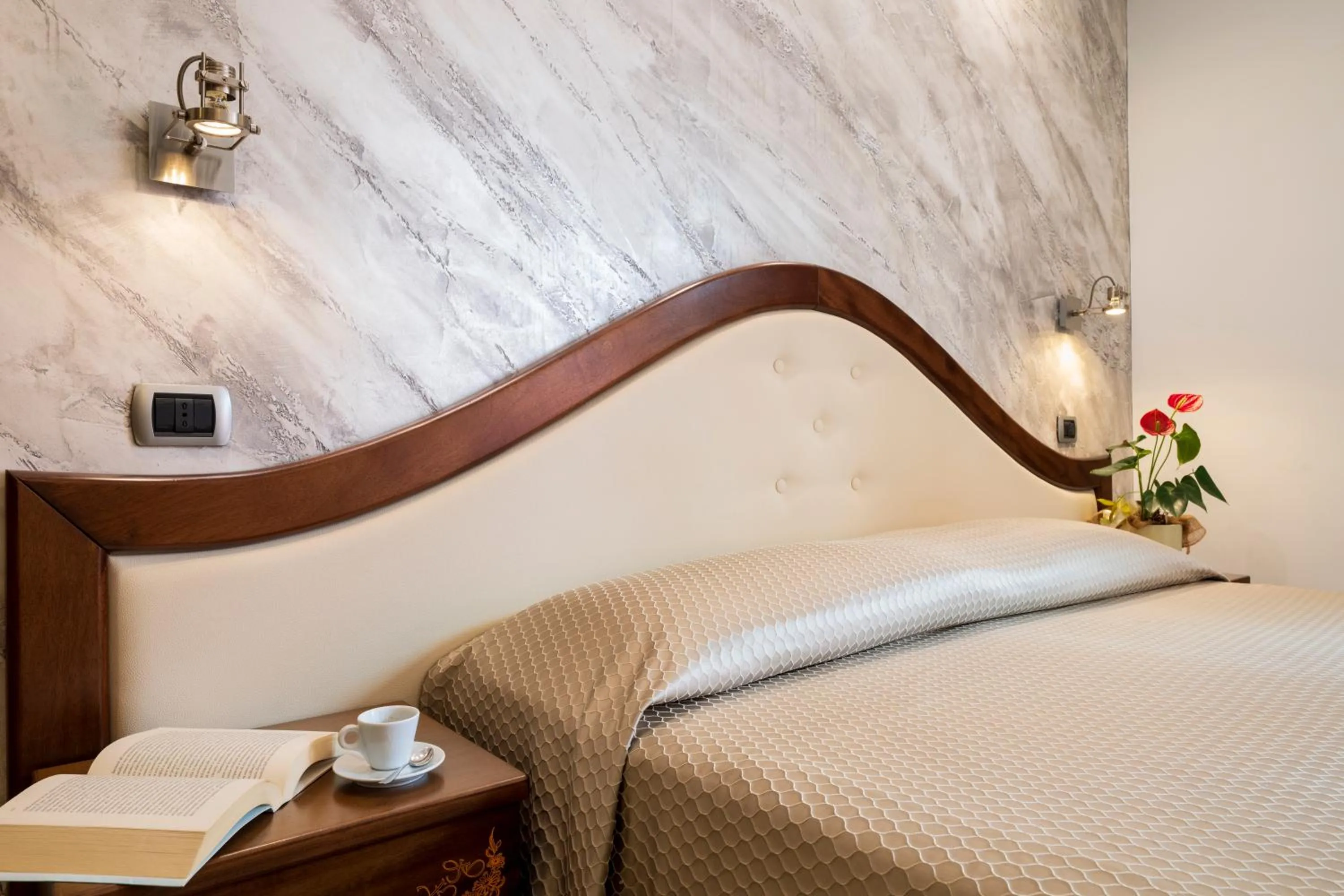 Bedroom, Bed in Hotel Nicoletta