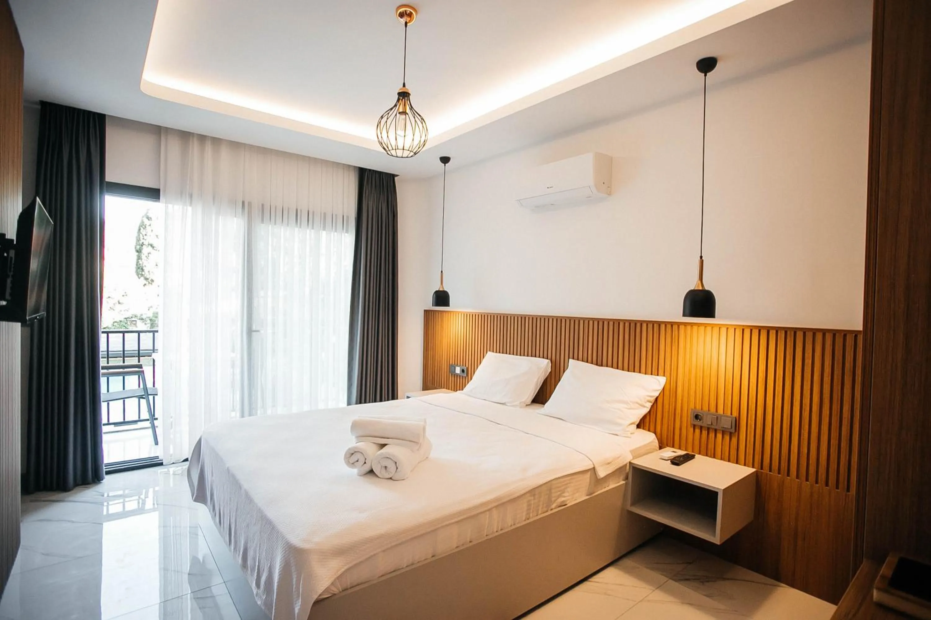 Bed in Vira Suites Hotel