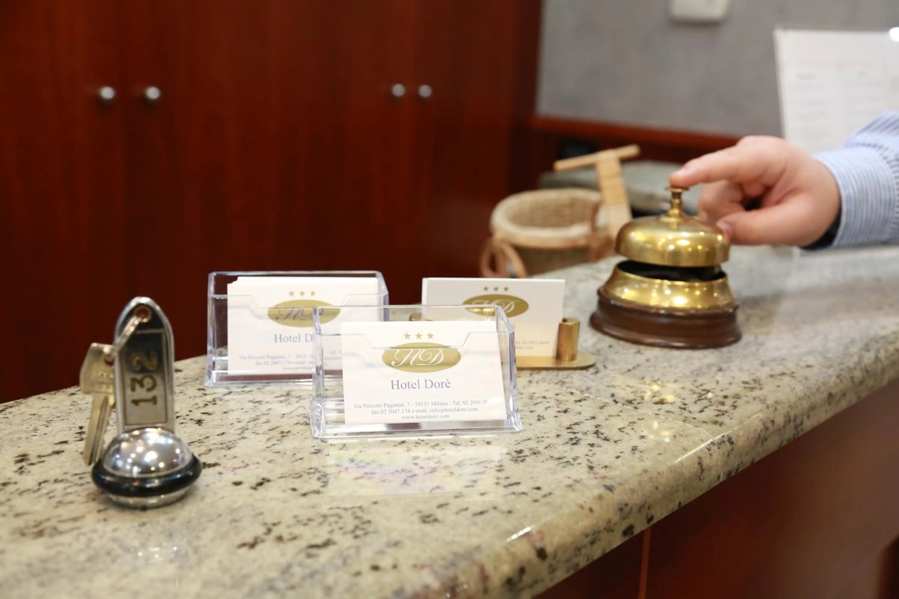 Lobby or reception in Hotel Dorè