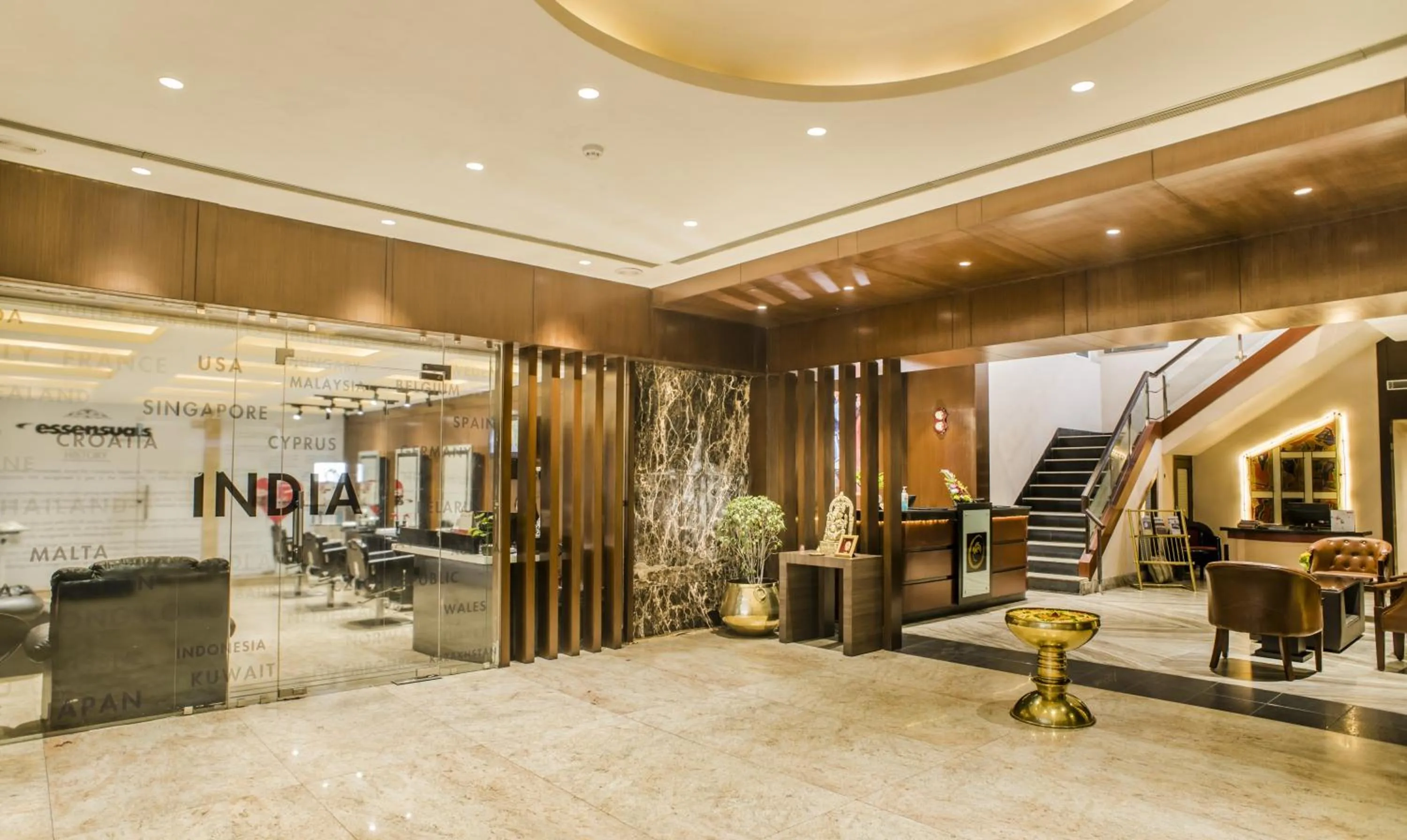 Lobby or reception in The Citi Residenci Hotel - Asansol