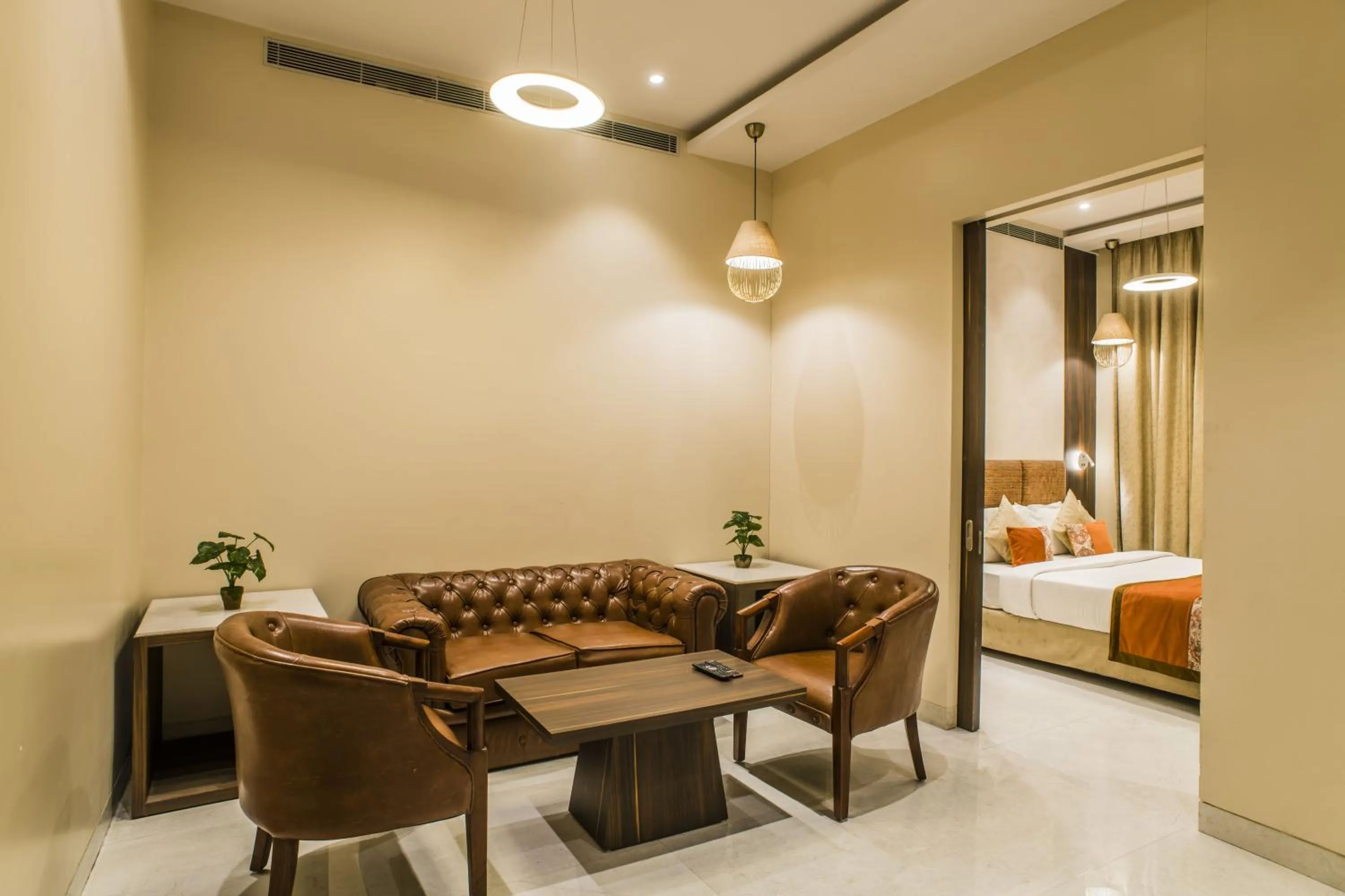 Living room, Bed in The Citi Residenci Hotel - Asansol