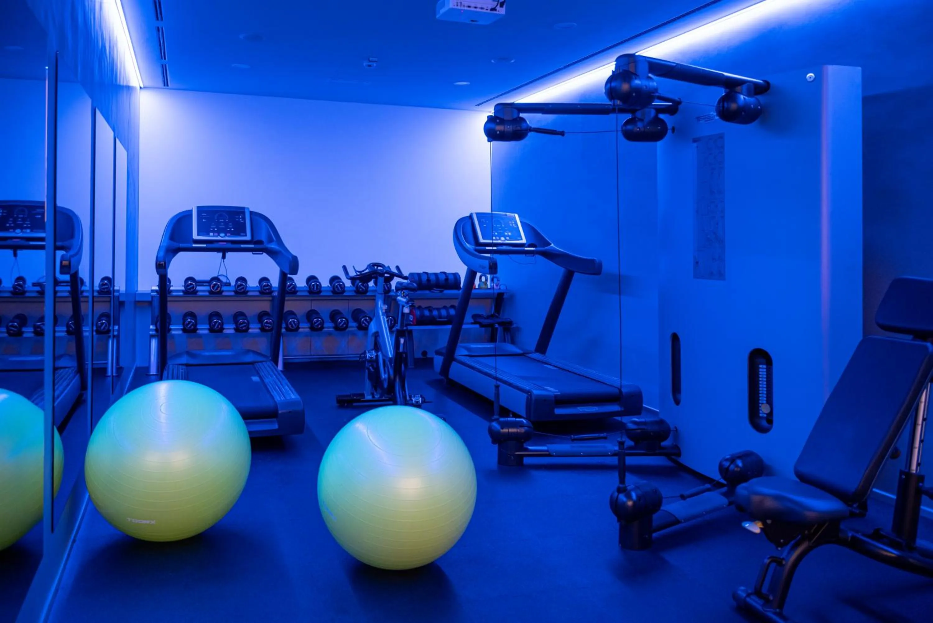 Fitness centre/facilities in Hotel Casa Poli