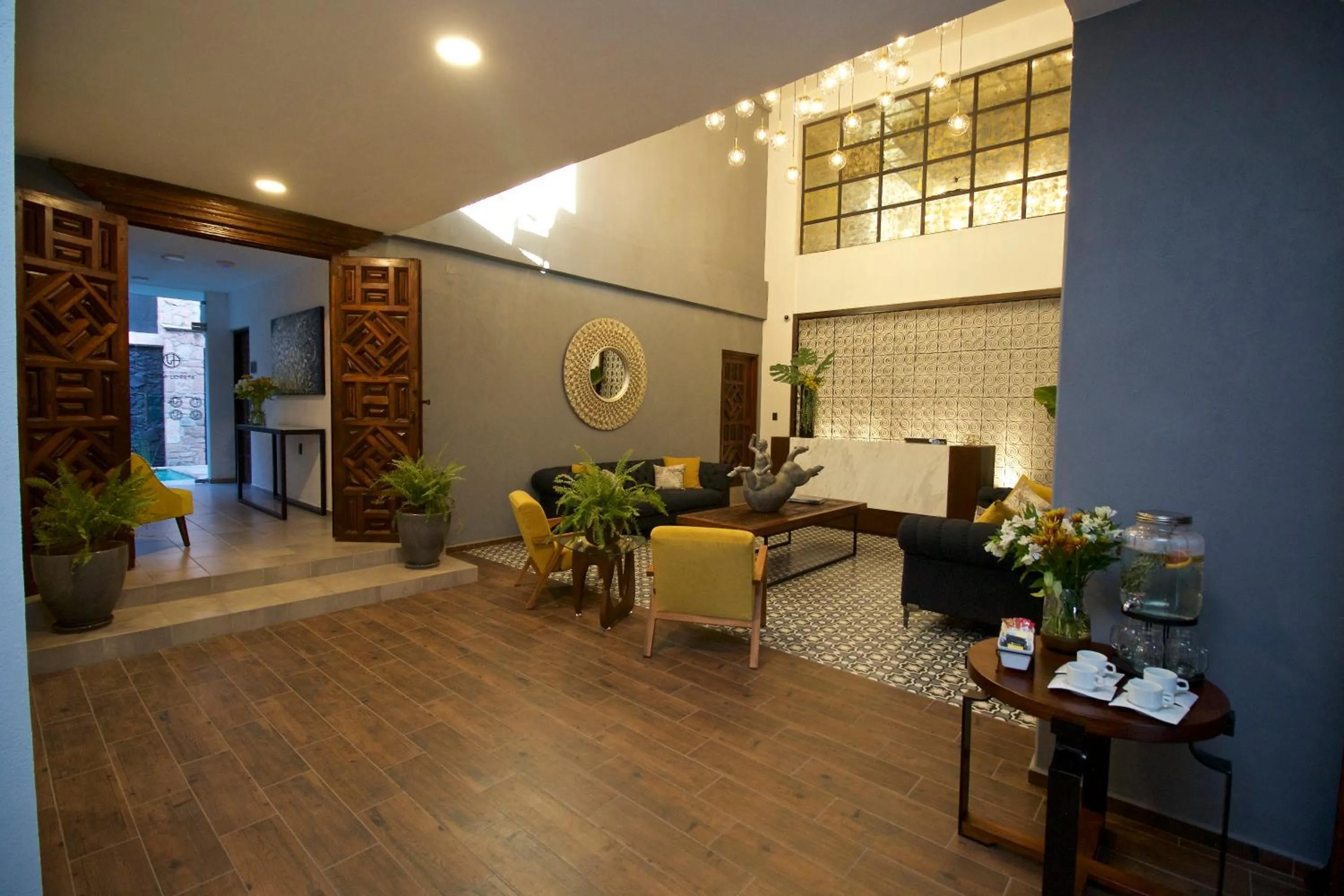 Lobby or reception in Hotel Boutique Casa Loreta