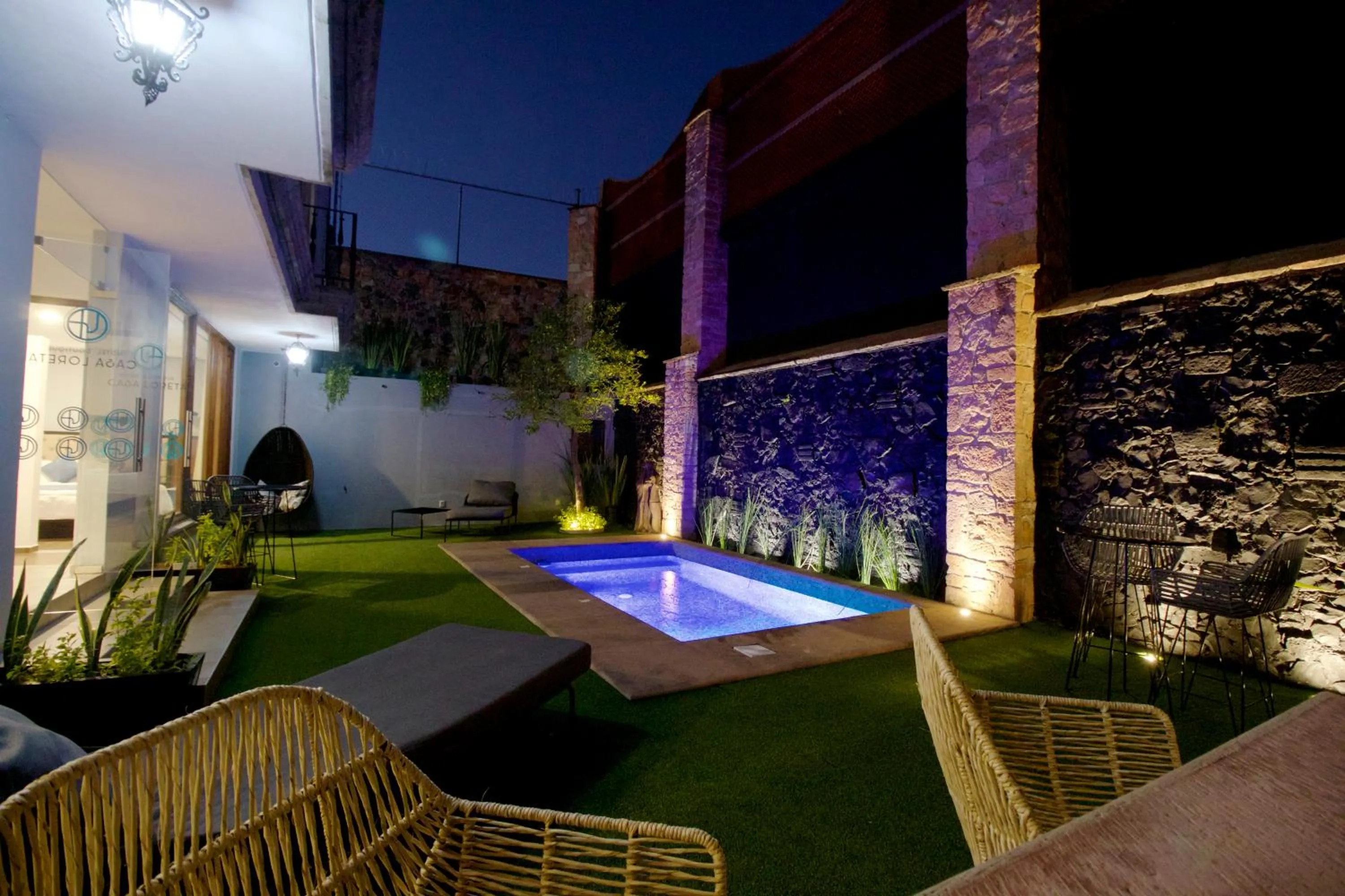 Area and facilities in Hotel Boutique Casa Loreta