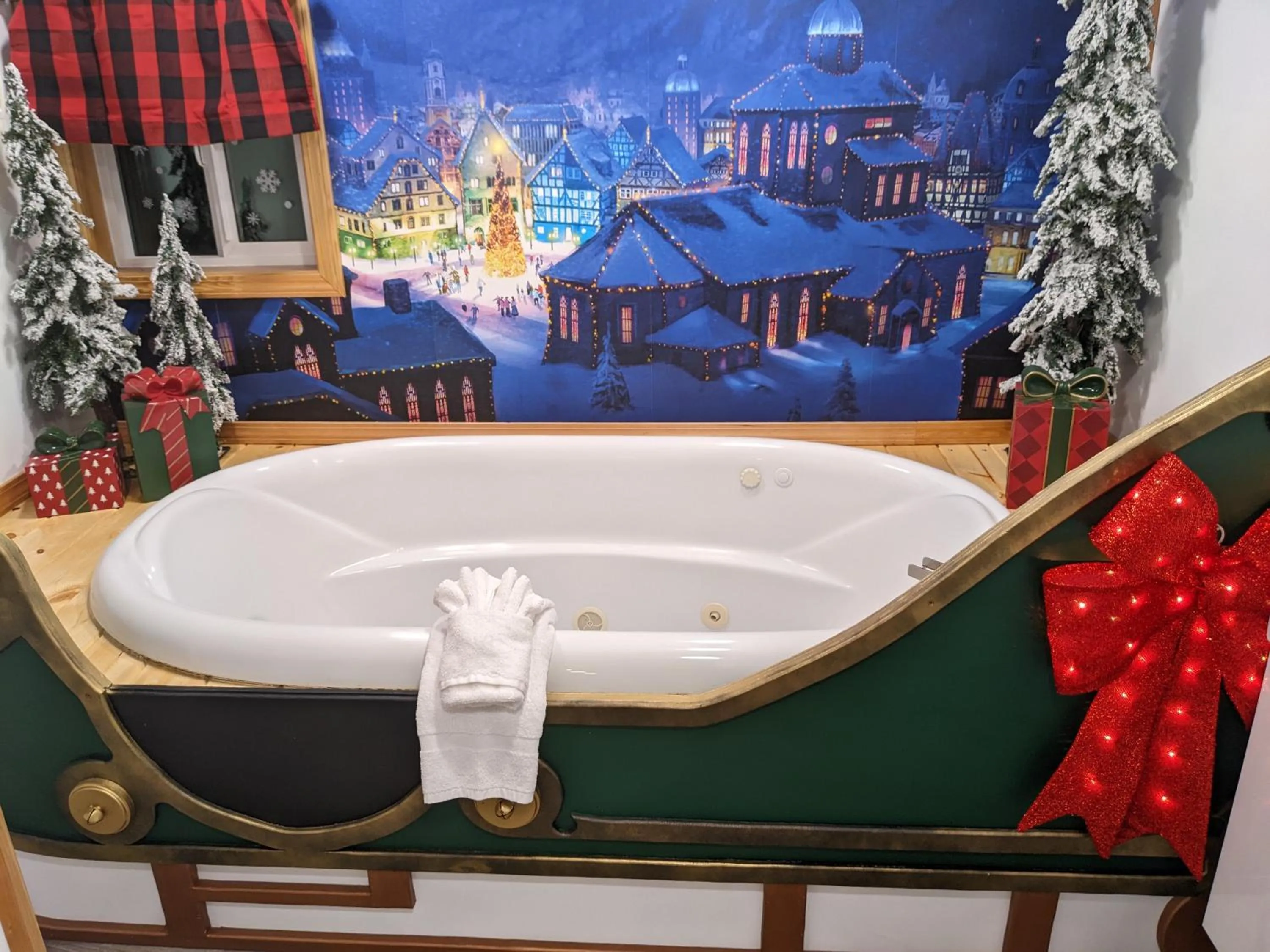 Bathroom in Olympic Railway Inn