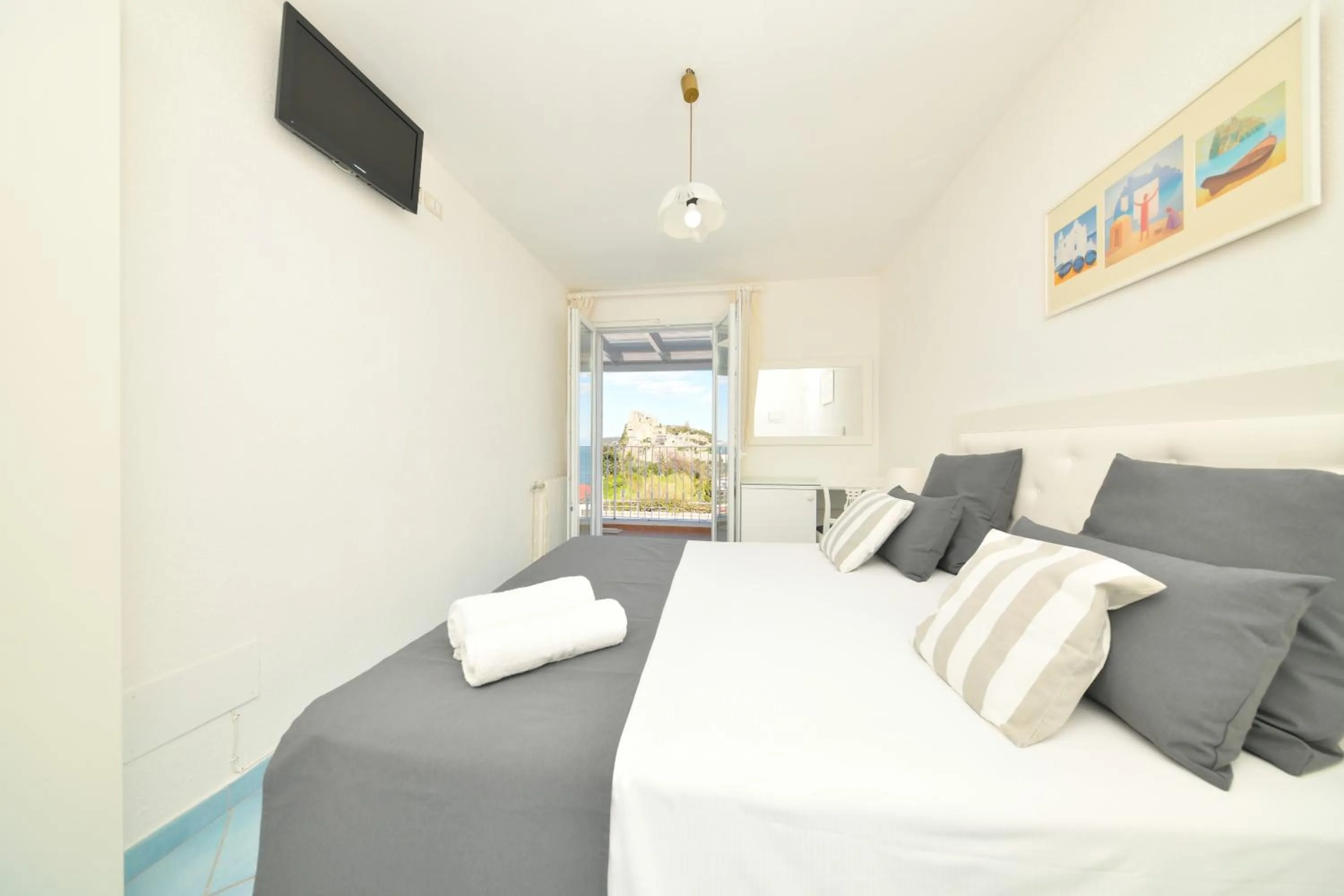 Bed in Hotel Parco Cartaromana