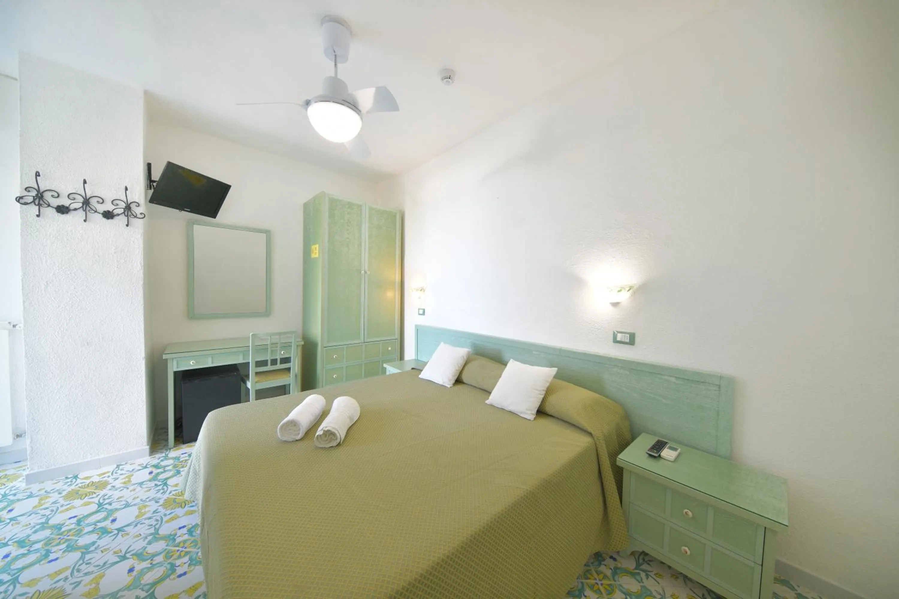 Bed in Hotel Parco Cartaromana