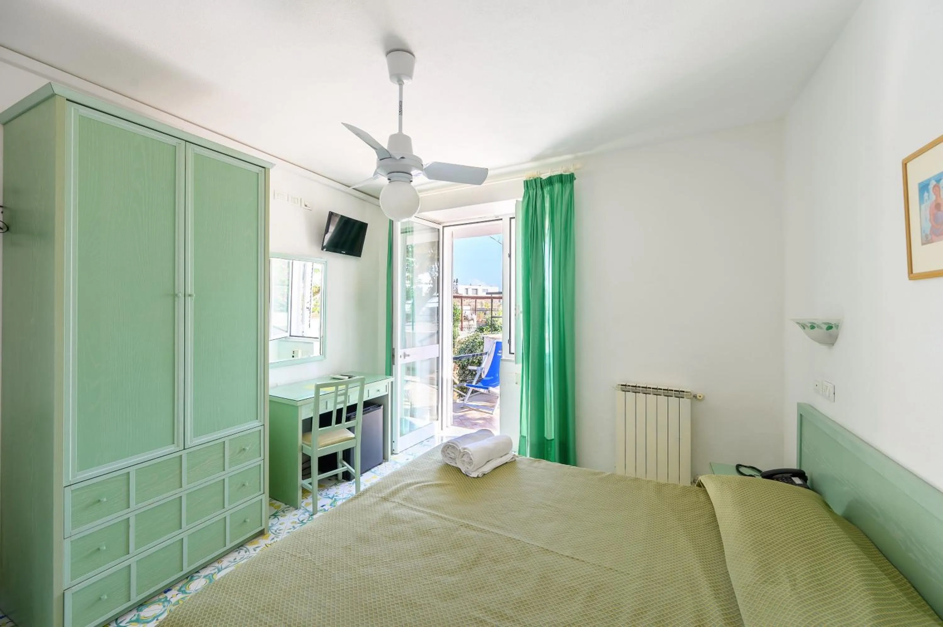 Bed in Hotel Parco Cartaromana