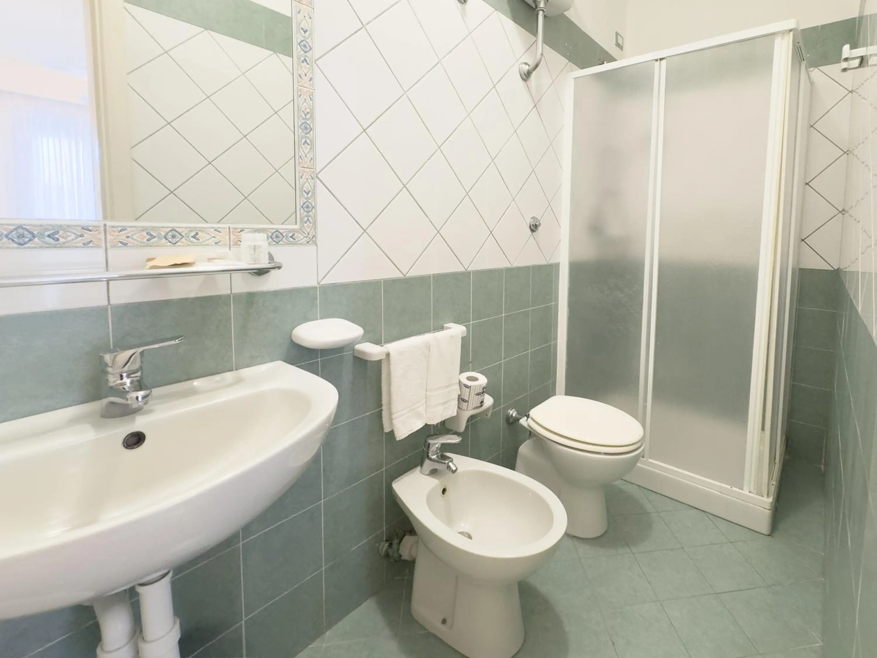 Bathroom in Hotel Parco Cartaromana