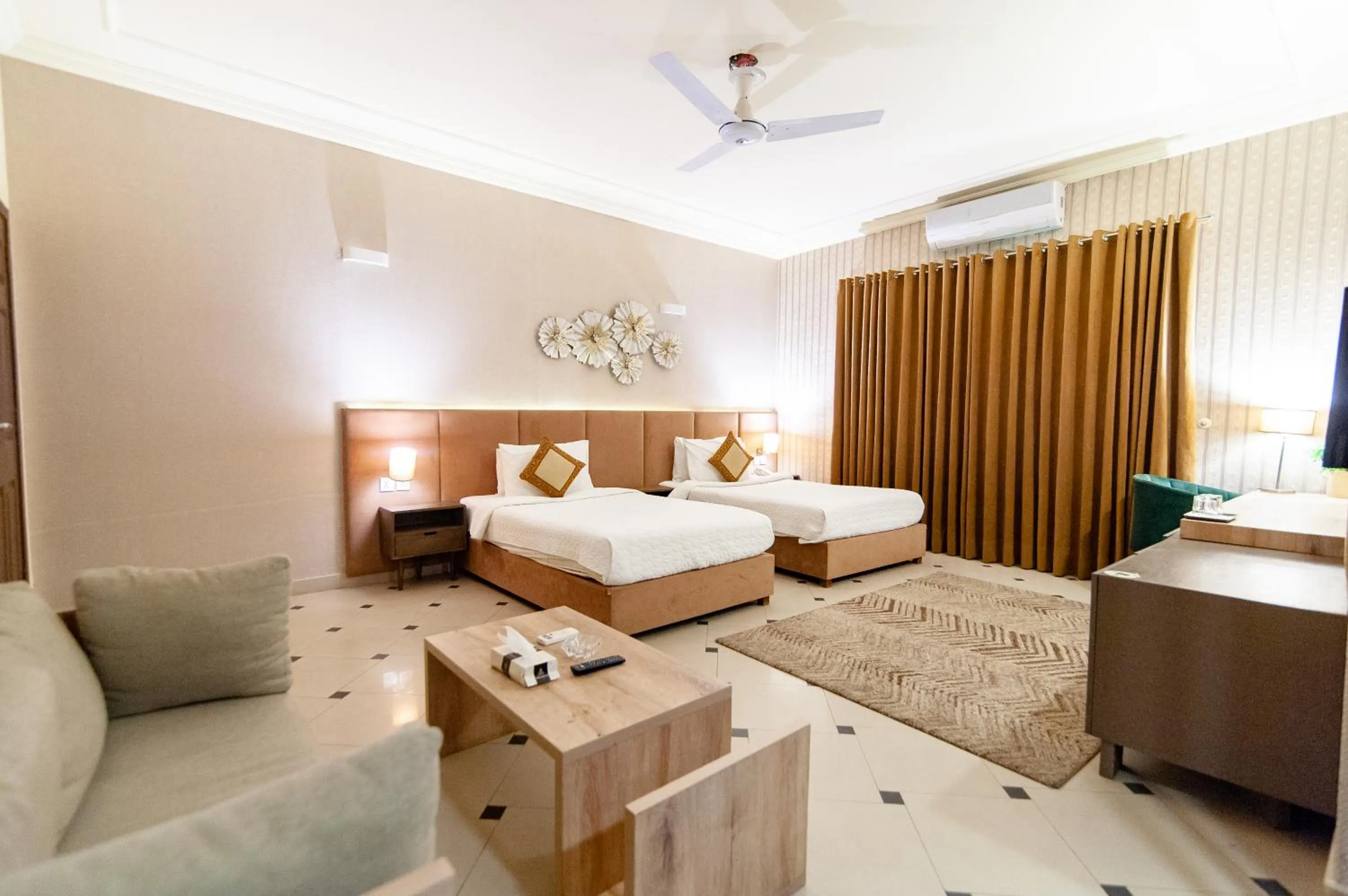 Bed in Shelton's Rezidor Islamabad