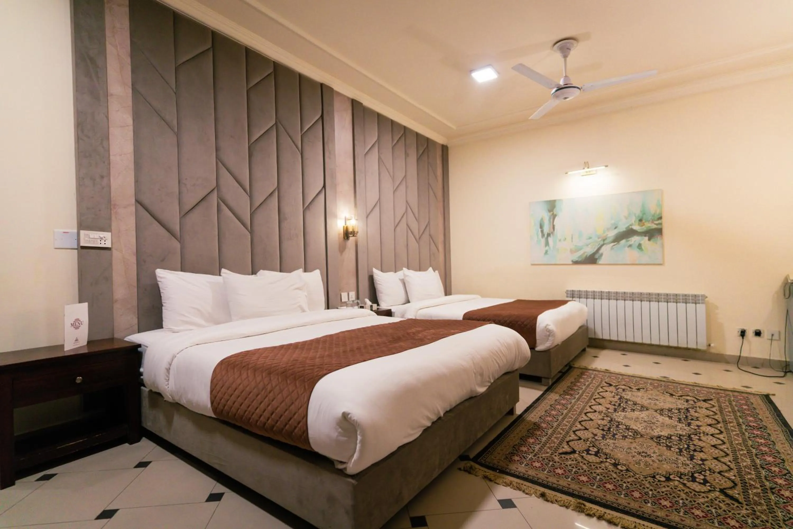 Bed in Shelton's Rezidor Islamabad