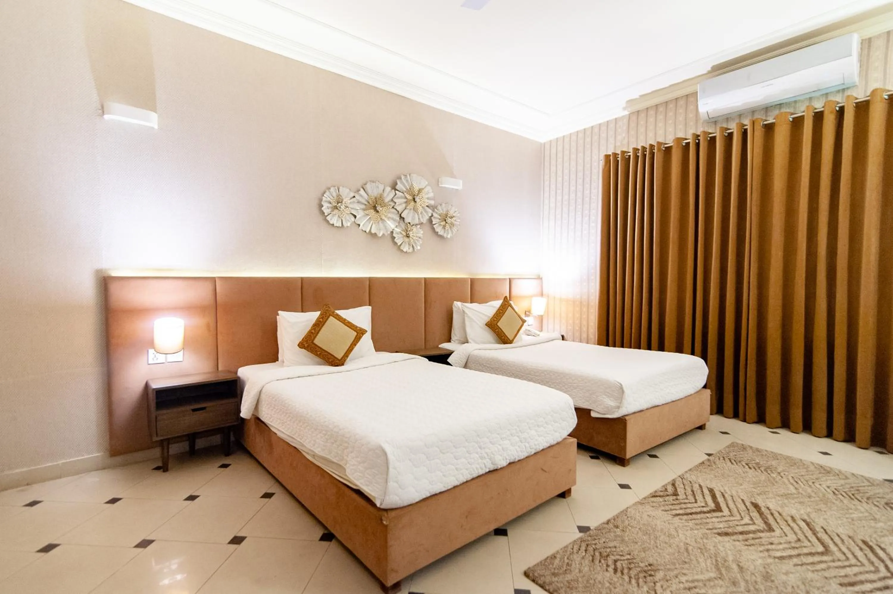 Bed in Shelton's Rezidor Islamabad