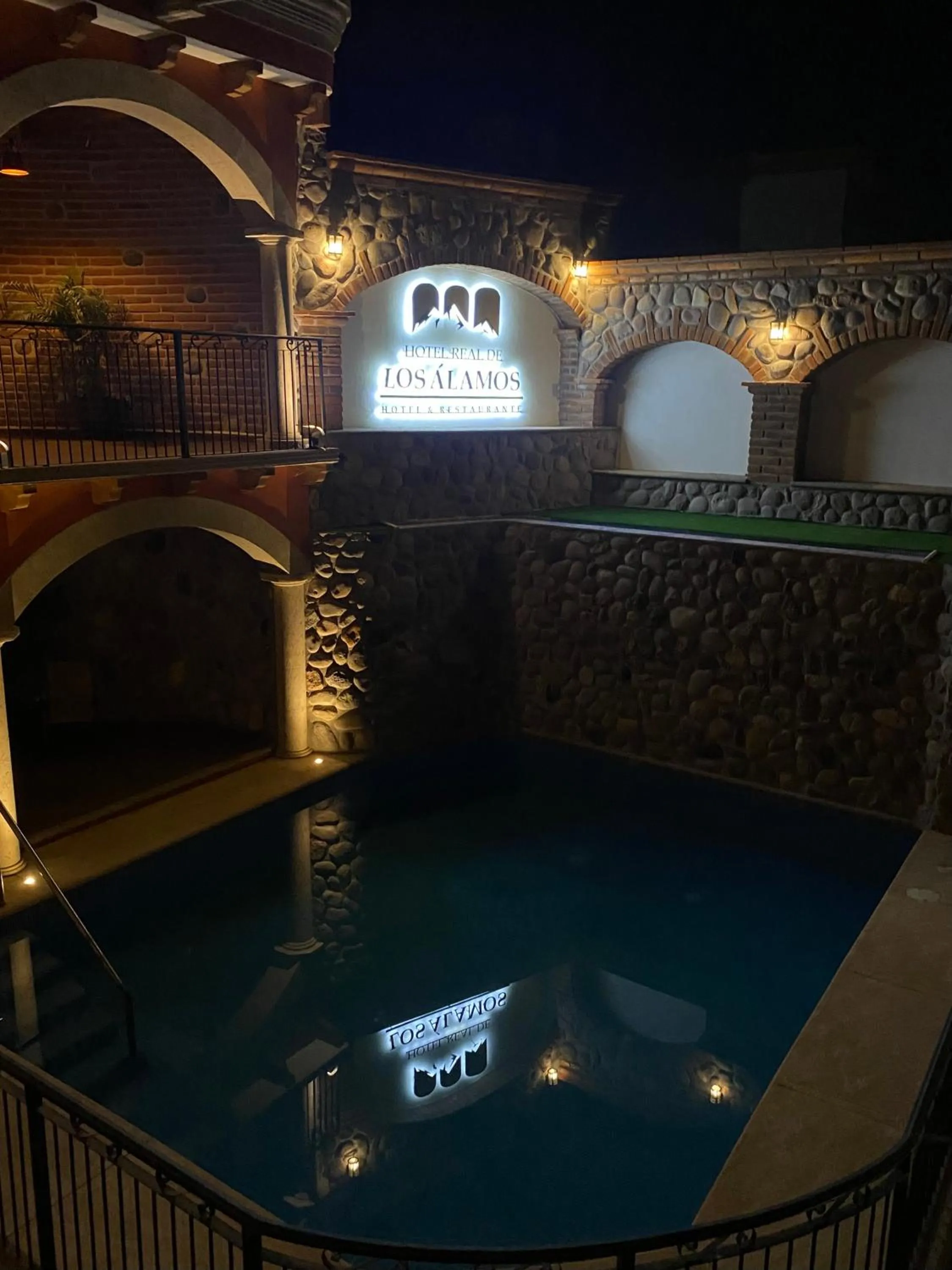 Swimming pool in Hotel Real de los Alamos