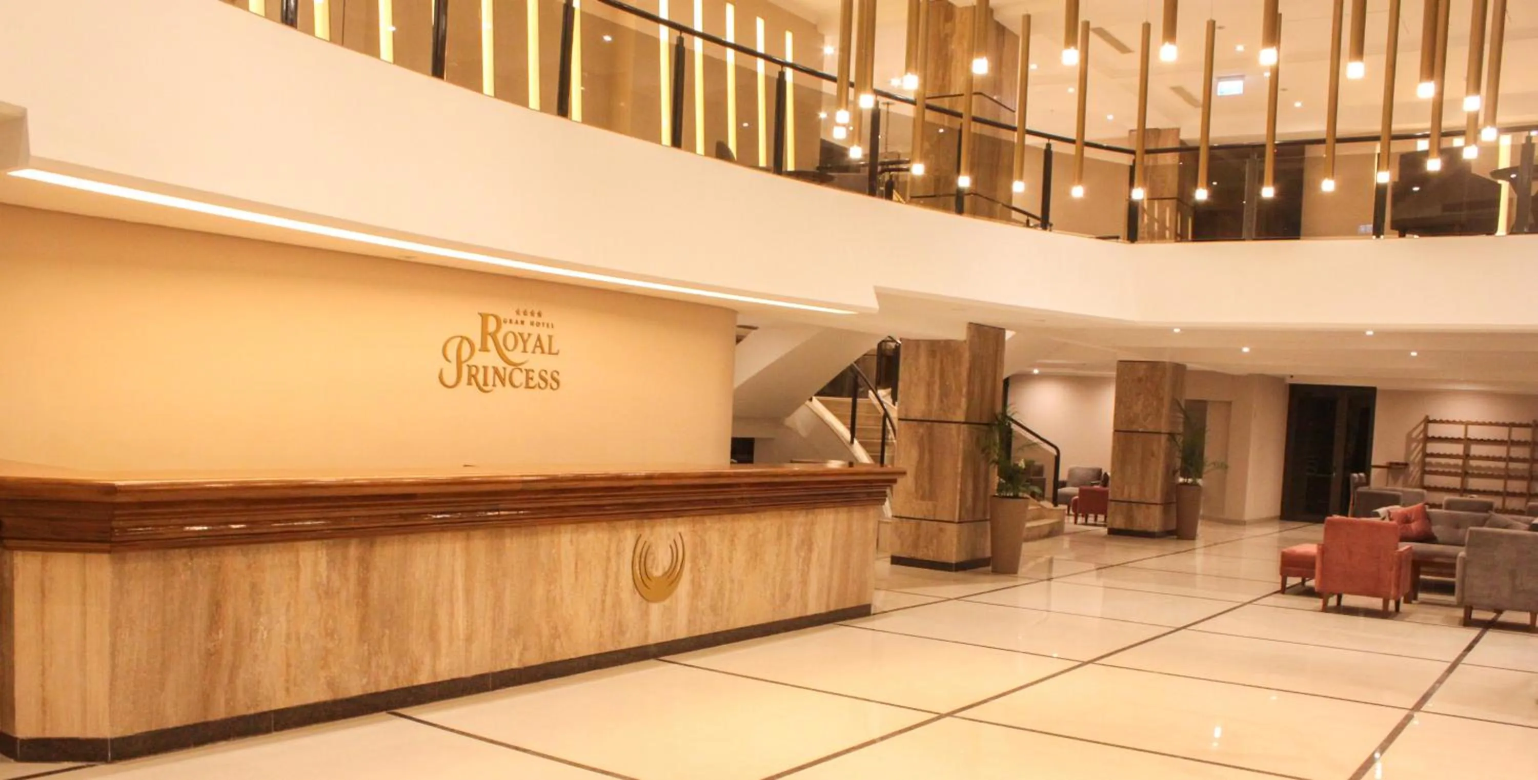 Lobby or reception in HOTEL ROYAL PRINCESS