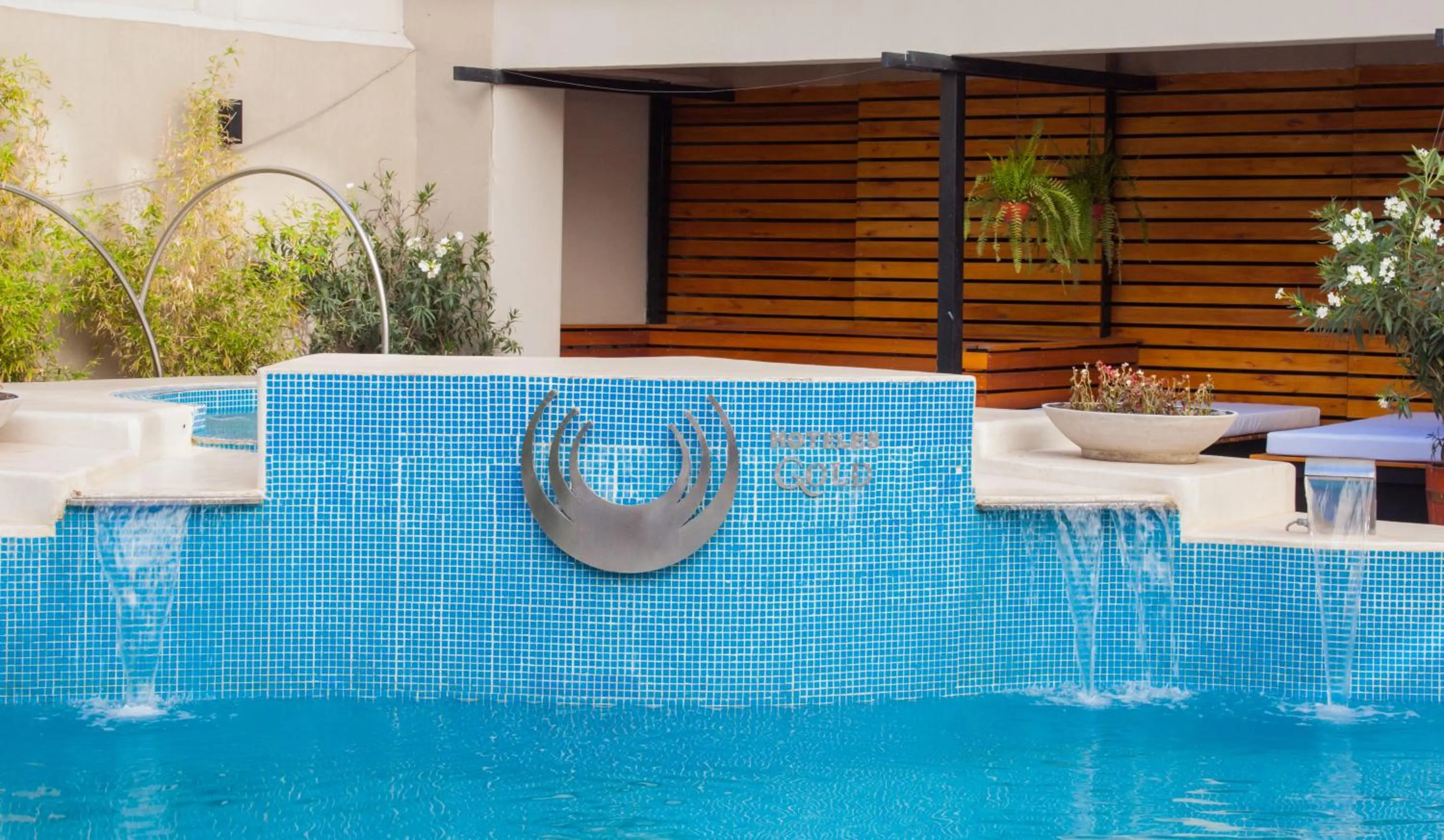 Pool view in HOTEL ROYAL PRINCESS