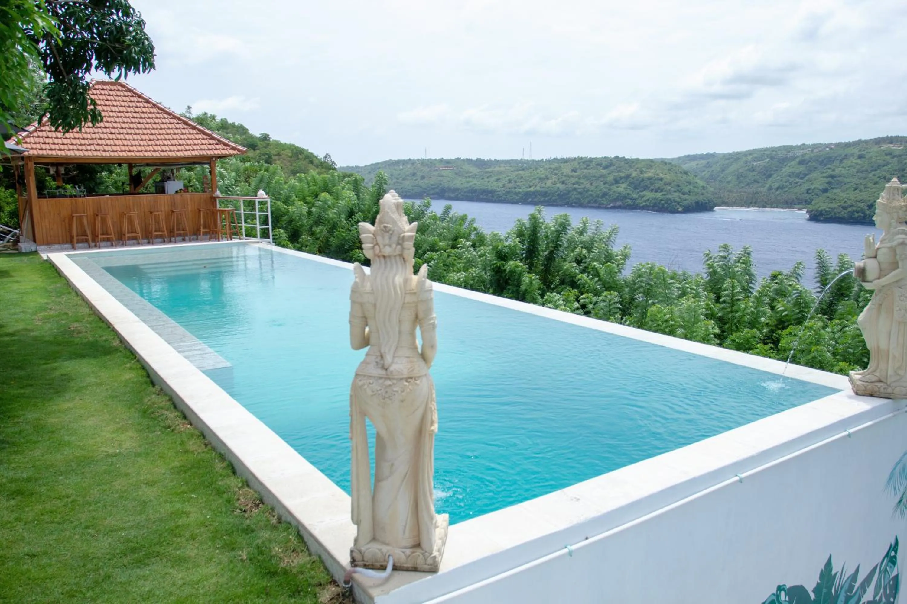 Lounge or bar in Butterfly Villas Nusa Ceningan