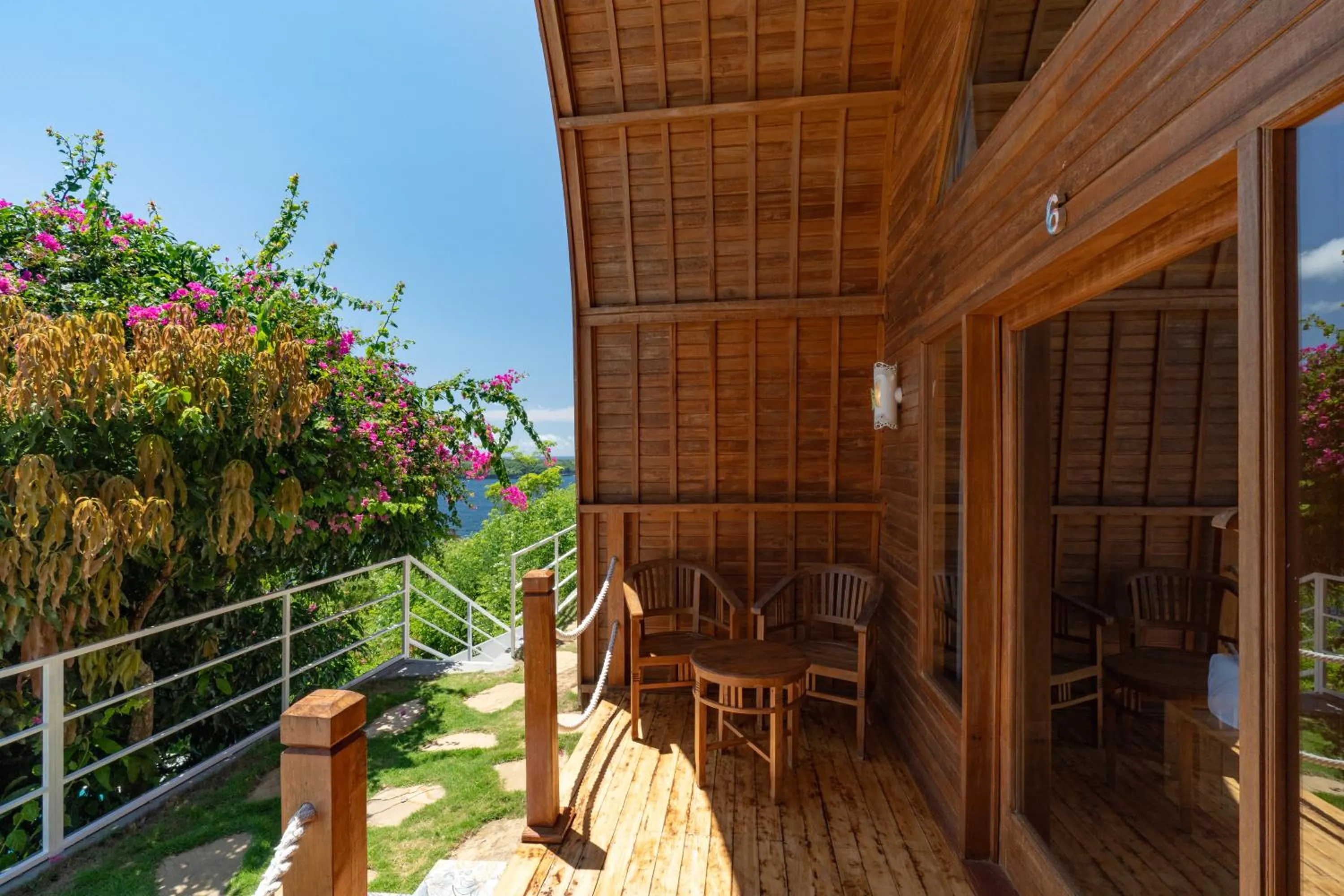 Patio in Butterfly Villas Nusa Ceningan