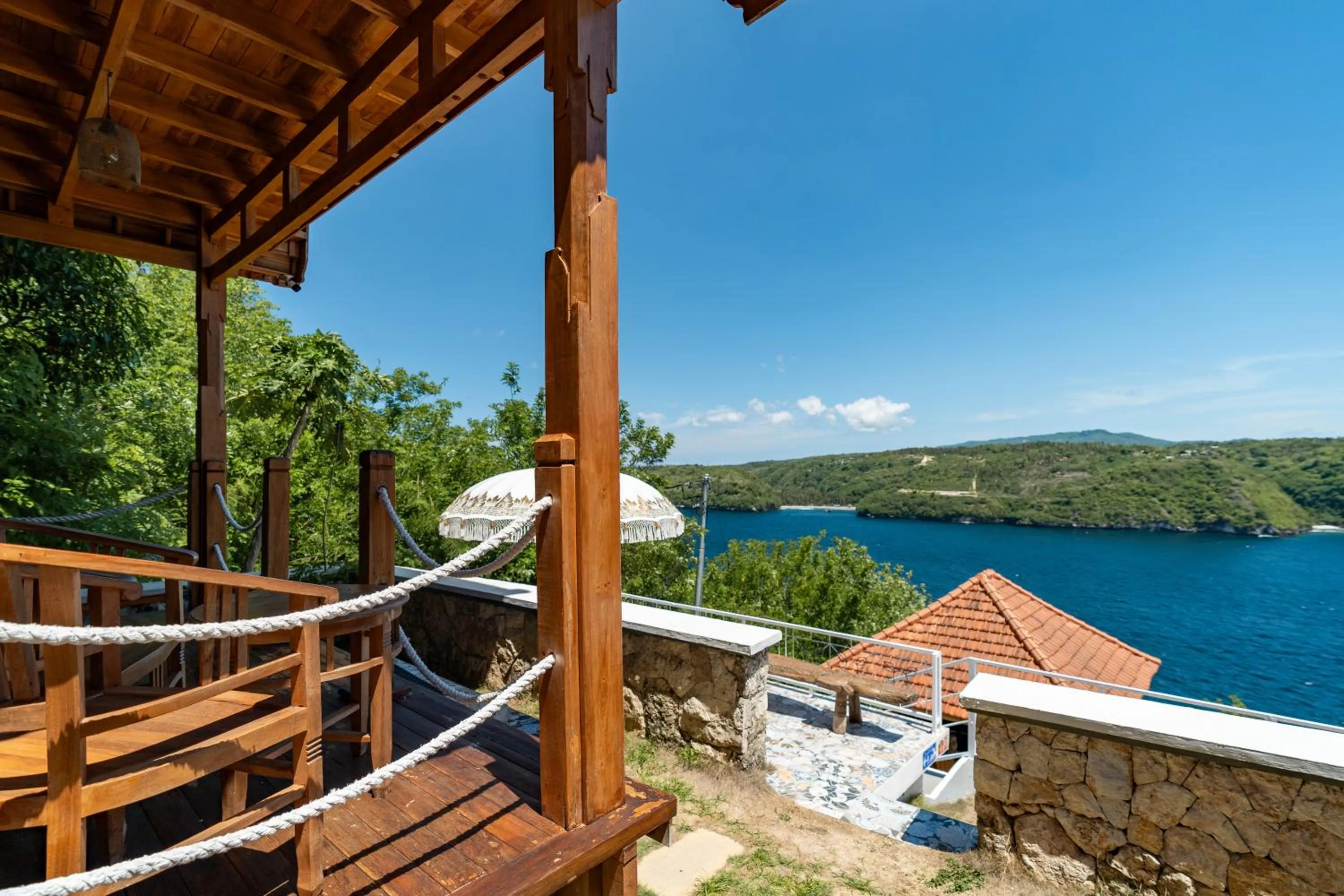 Patio in Butterfly Villas Nusa Ceningan