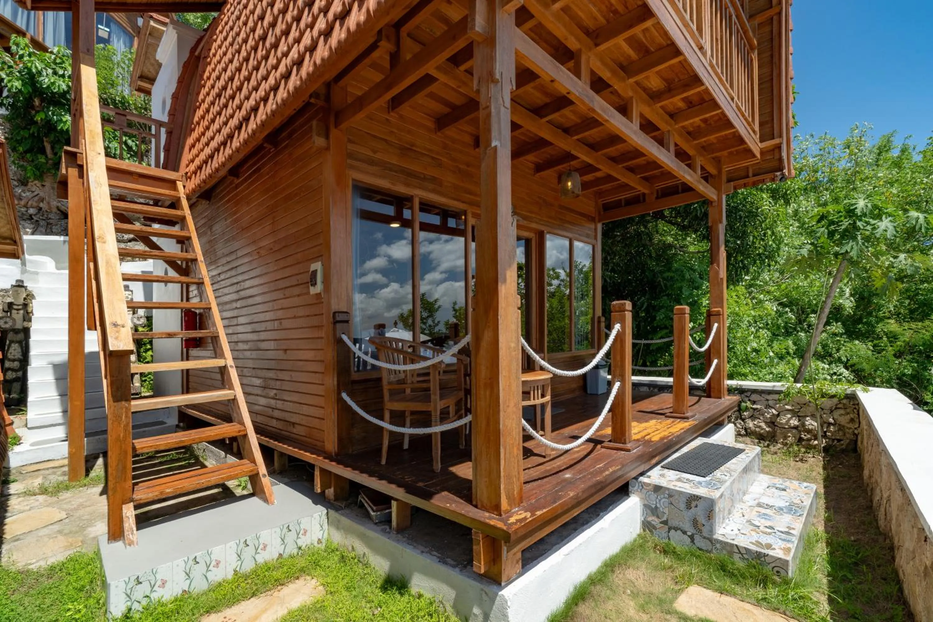 Patio in Butterfly Villas Nusa Ceningan