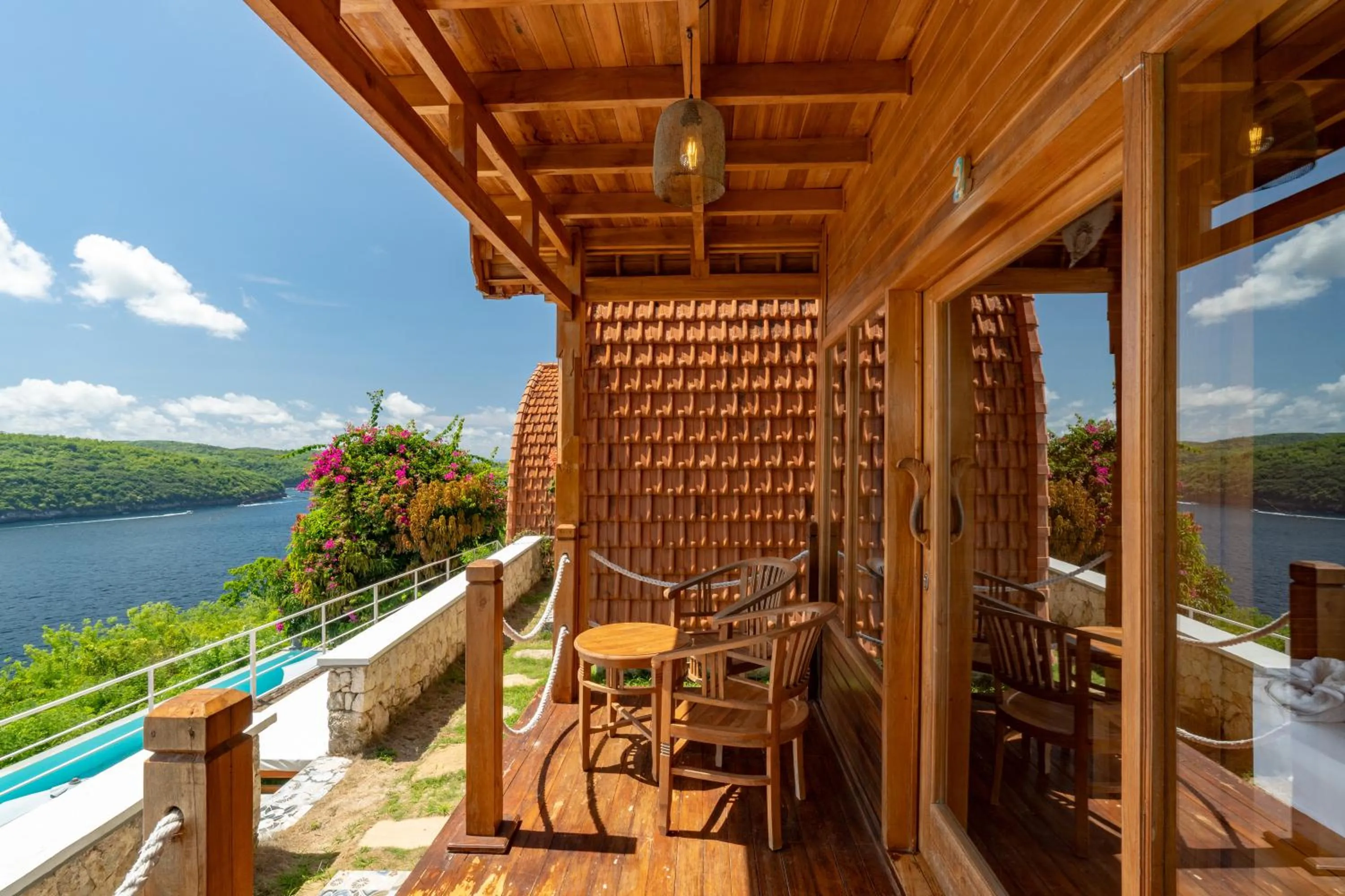 Patio in Butterfly Villas Nusa Ceningan