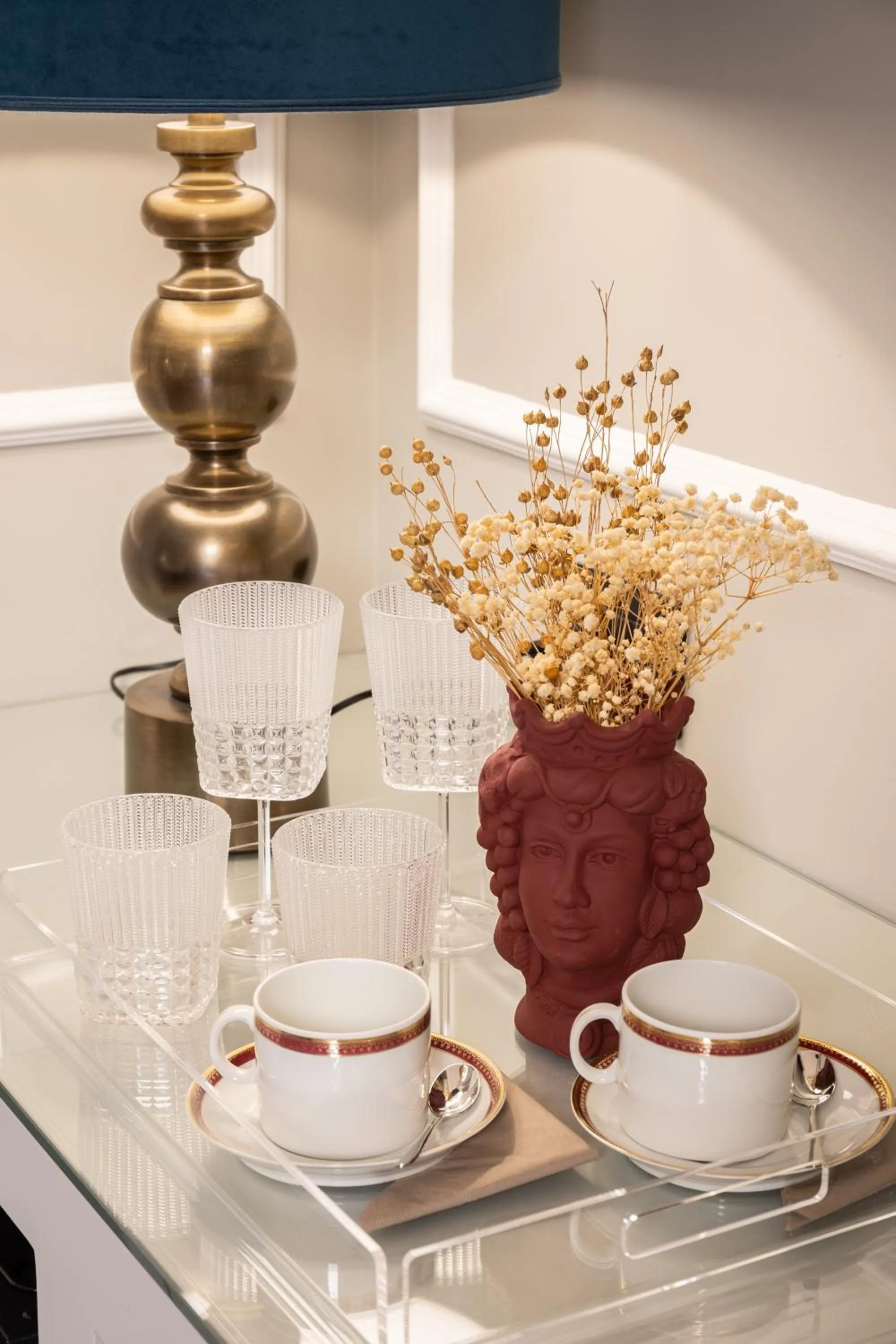 Decorative detail in Vossia Luxury Rooms & Sicilian Living