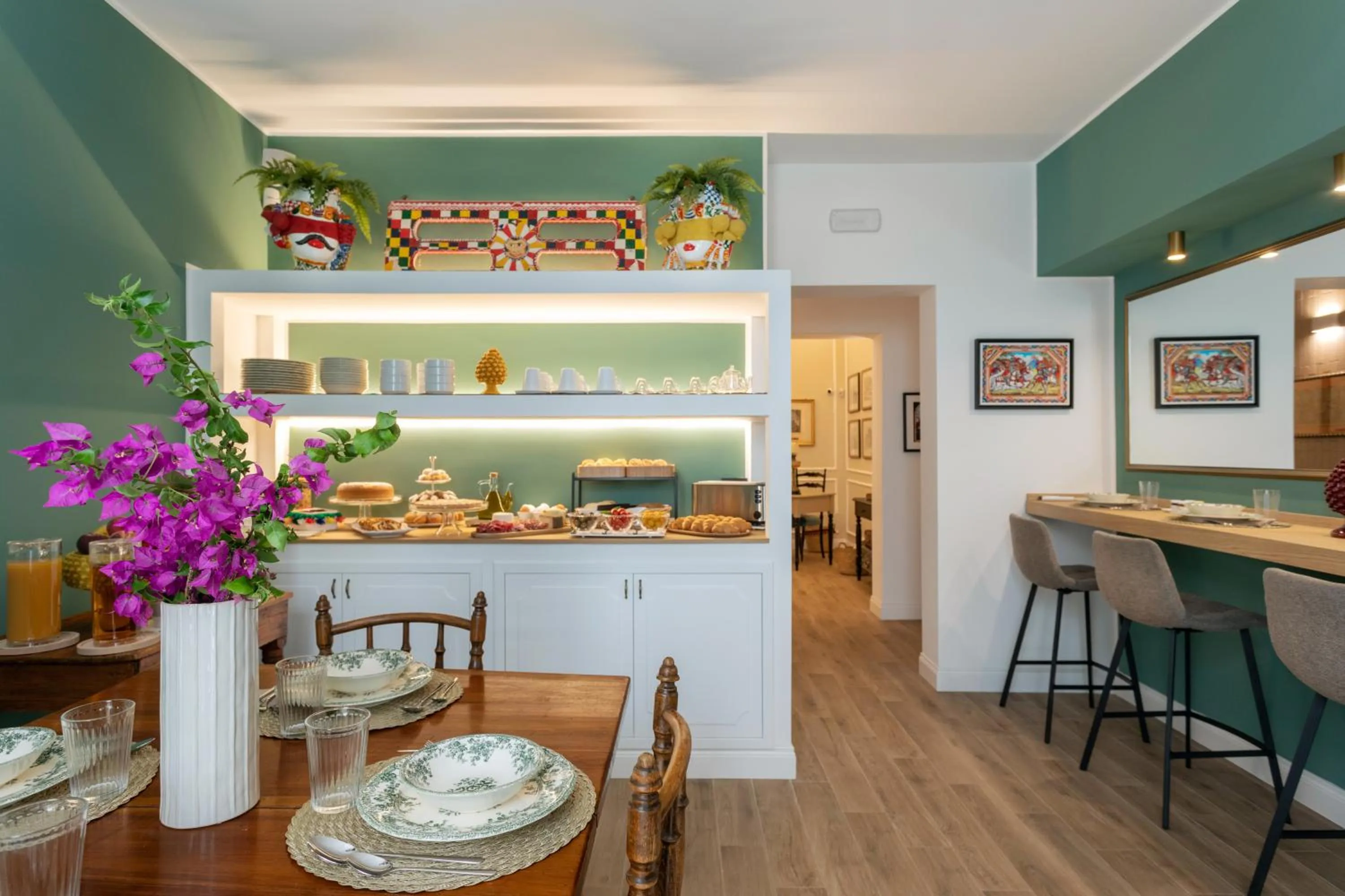 Breakfast in Vossia Luxury Rooms & Sicilian Living